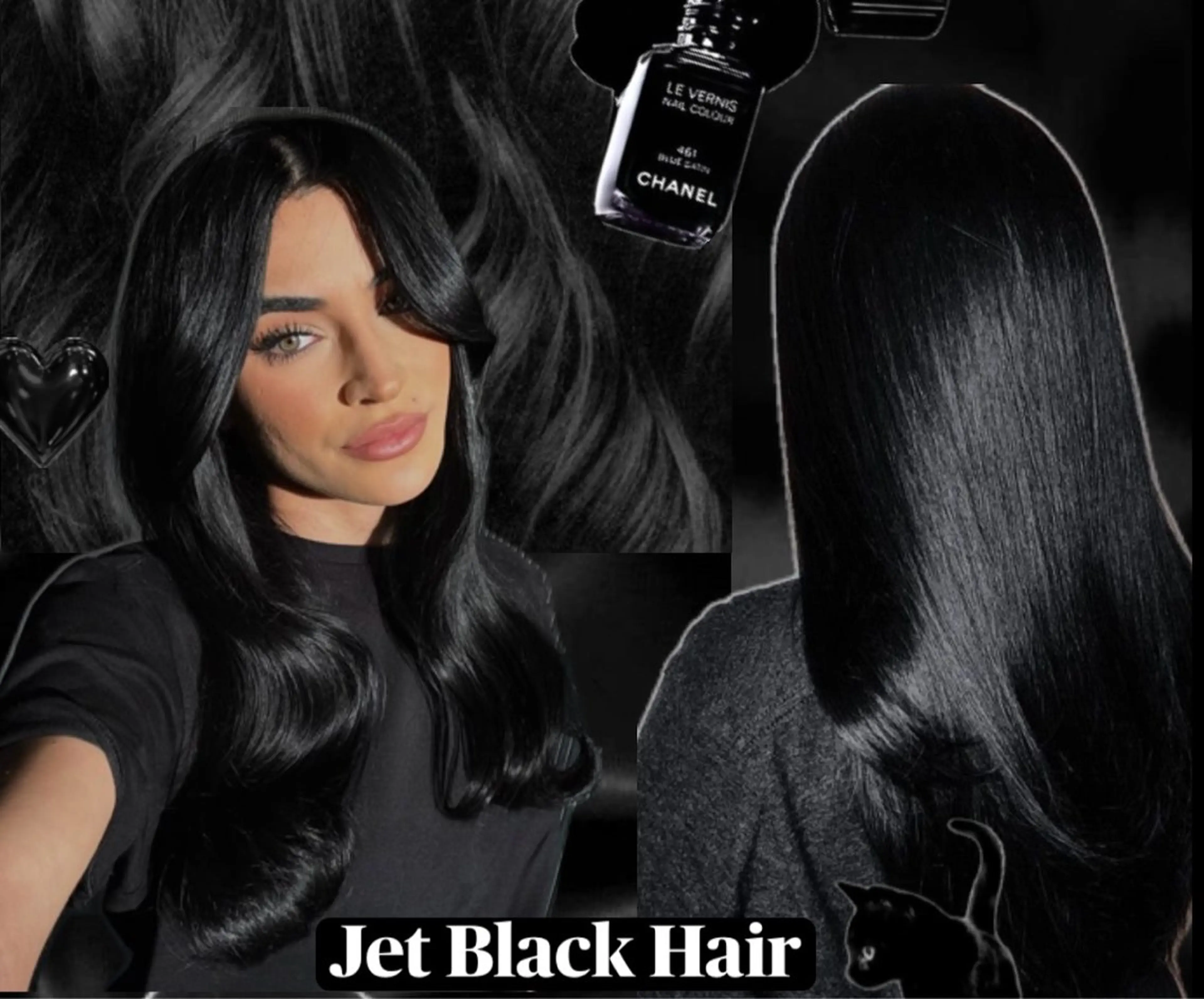 【黒染めを使わず暗くしたい方】🖤Jet black🦓🎱の写真