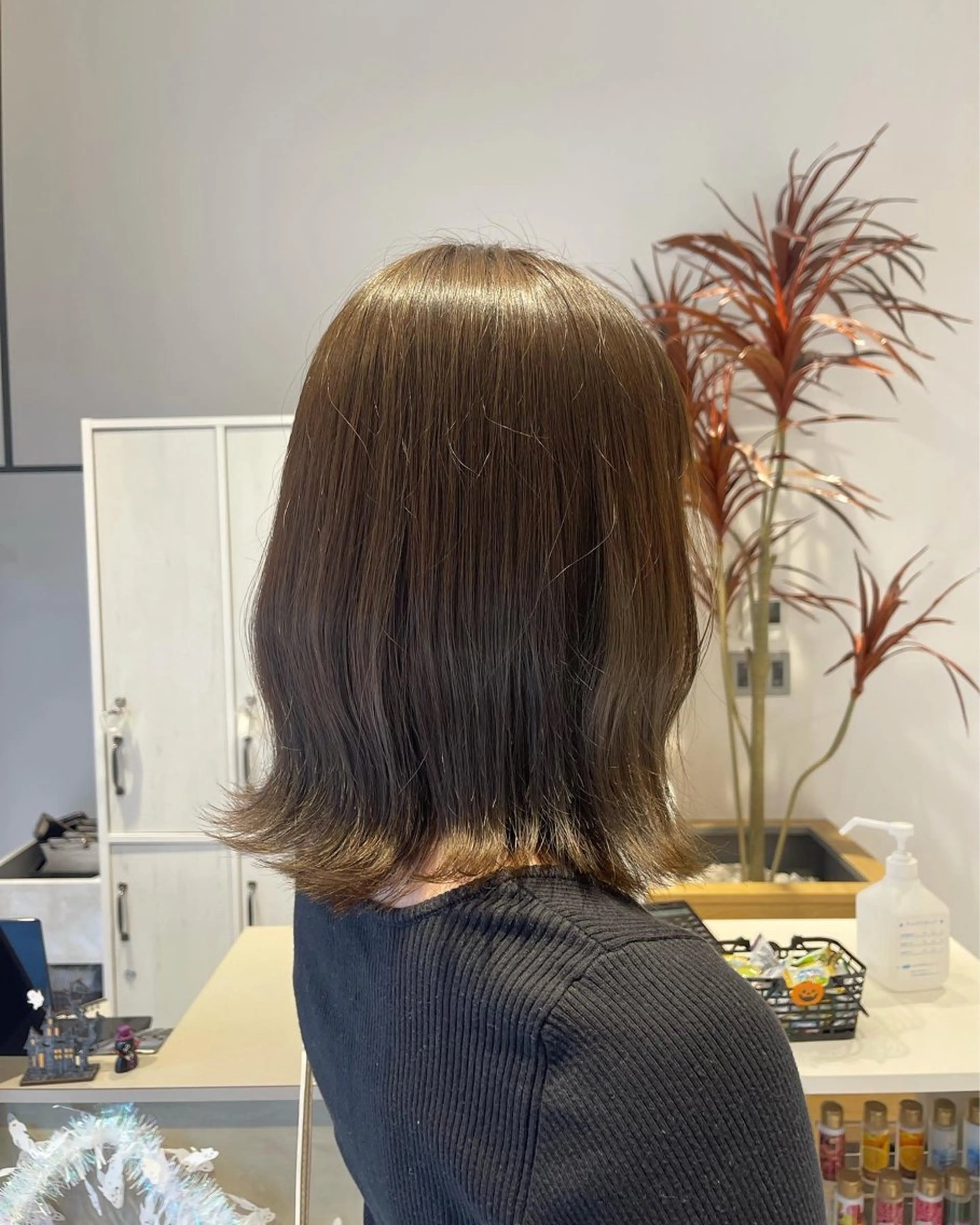 セミロング カラー カット ヘアカラー トリートメント Le rond所属・透明感艶カラー 城間晴人のヘアスタイル