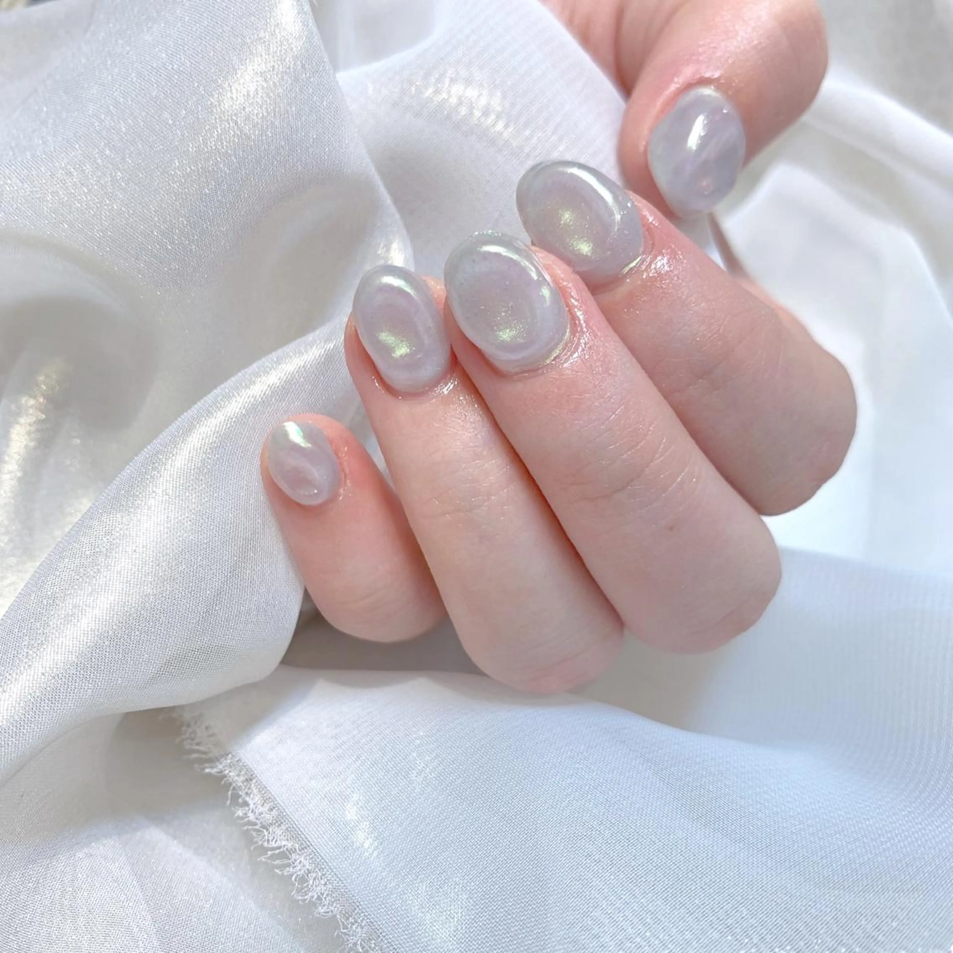 ネイル オーロラネイル Kanon 🤍のネイルデザイン