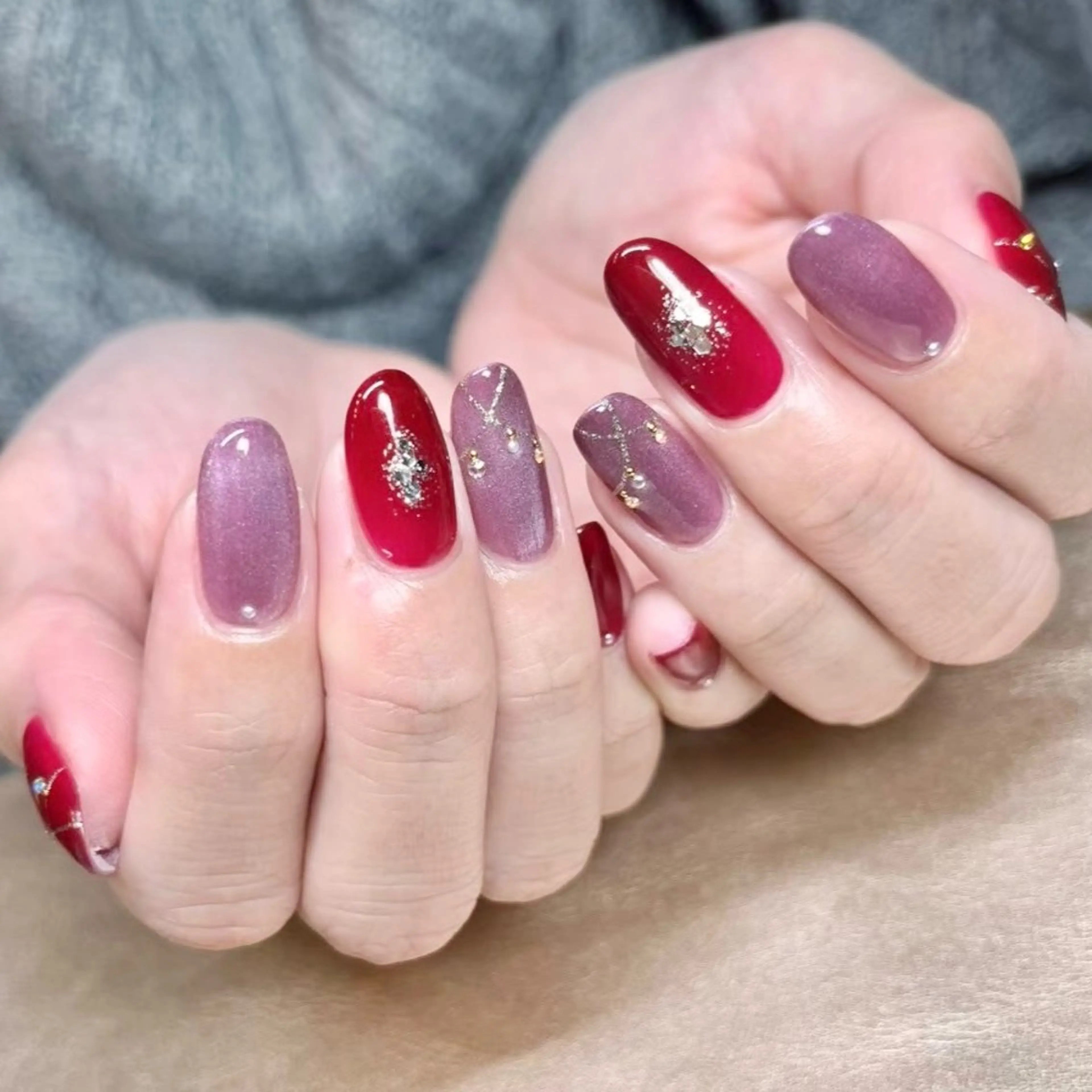 ネイル アートネイル 冬ネイル クリスマス Nail&Beauty Salon Sis所属・Sis🩶パラジェル Madokaのネイルデザイン