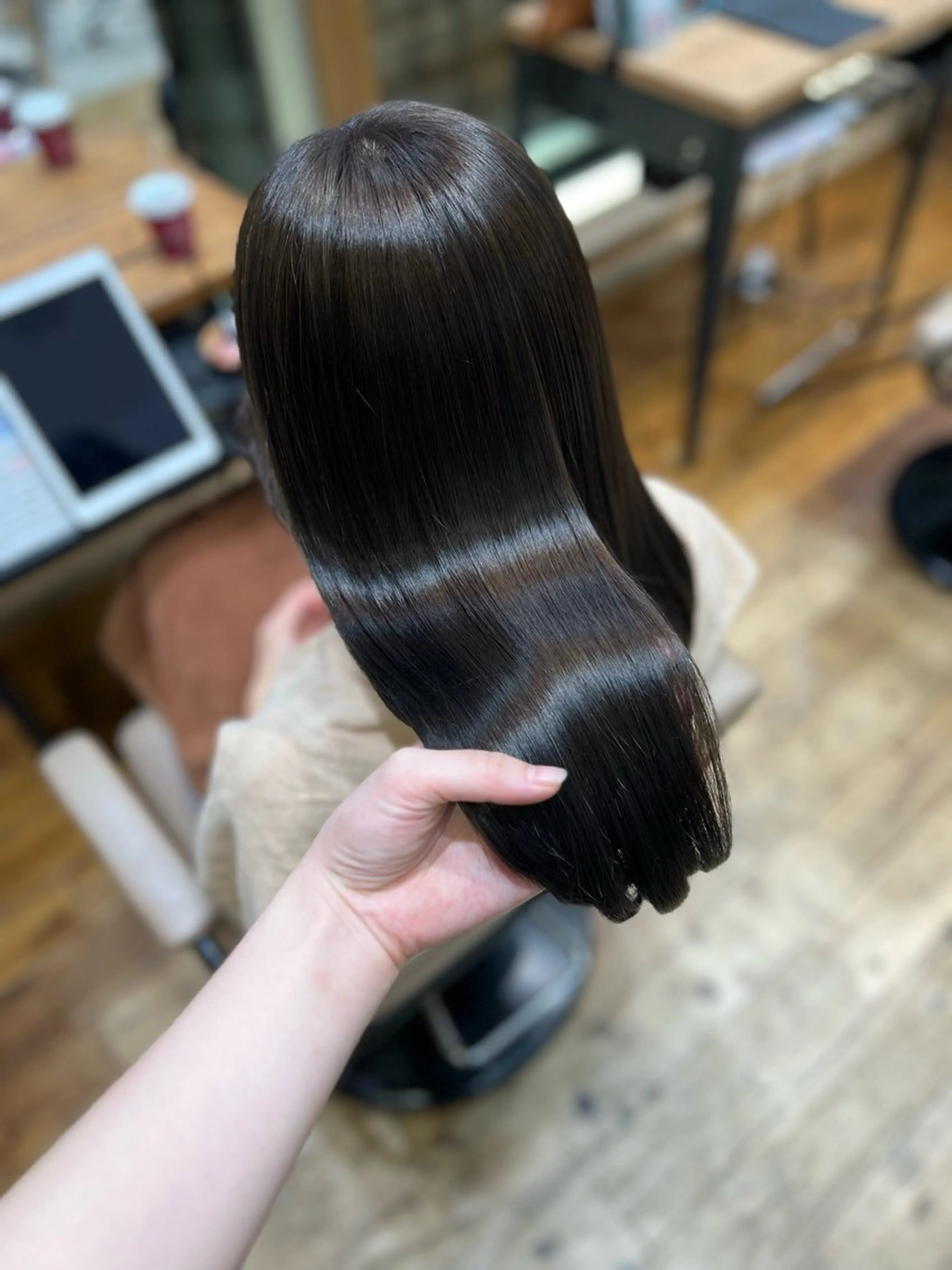 【限定価格‼️】🩵縮毛矯正+超音波ケア🩵の写真