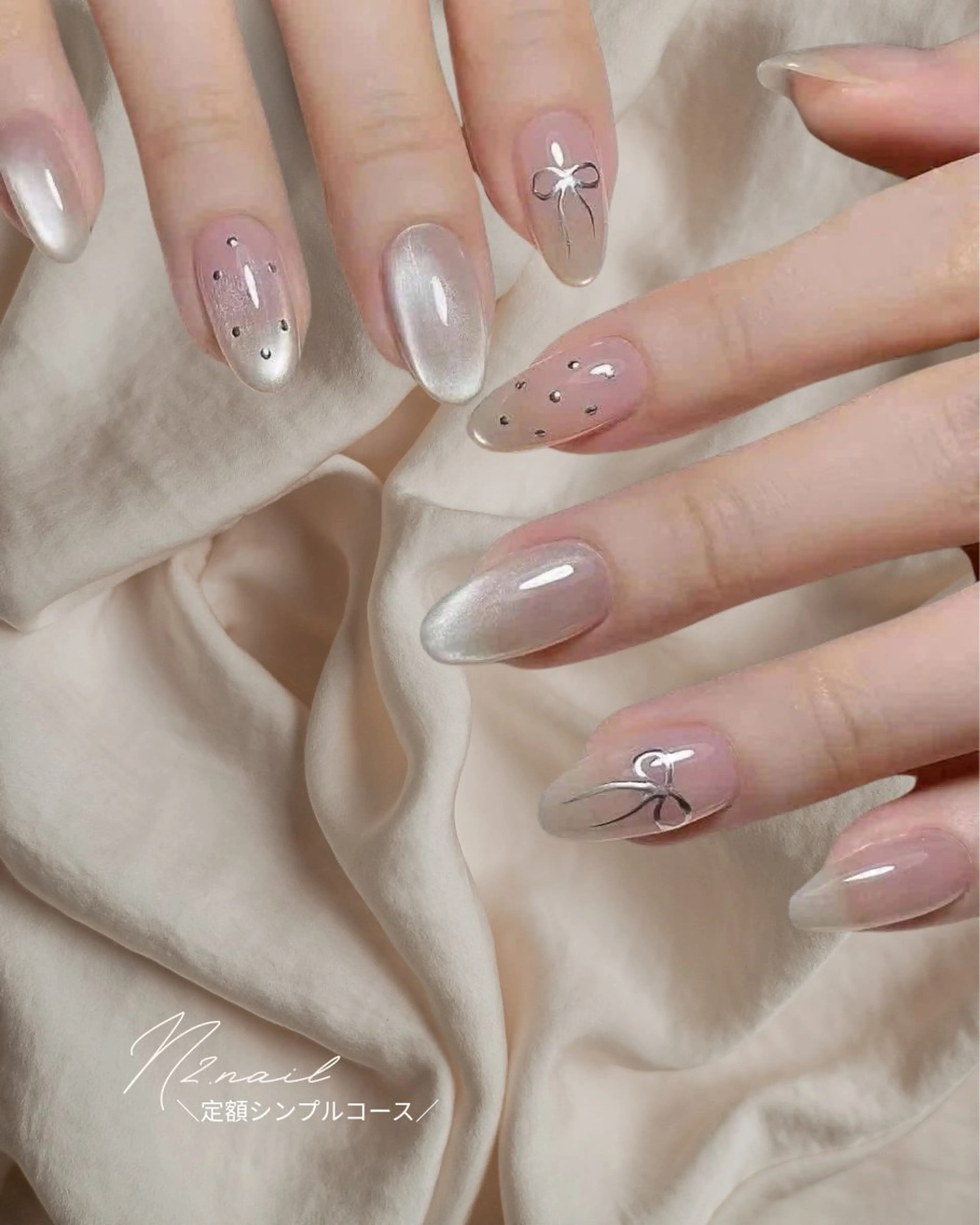 セミロング ハンドネイル N2.nail所属・N2 nailのネイルデザイン