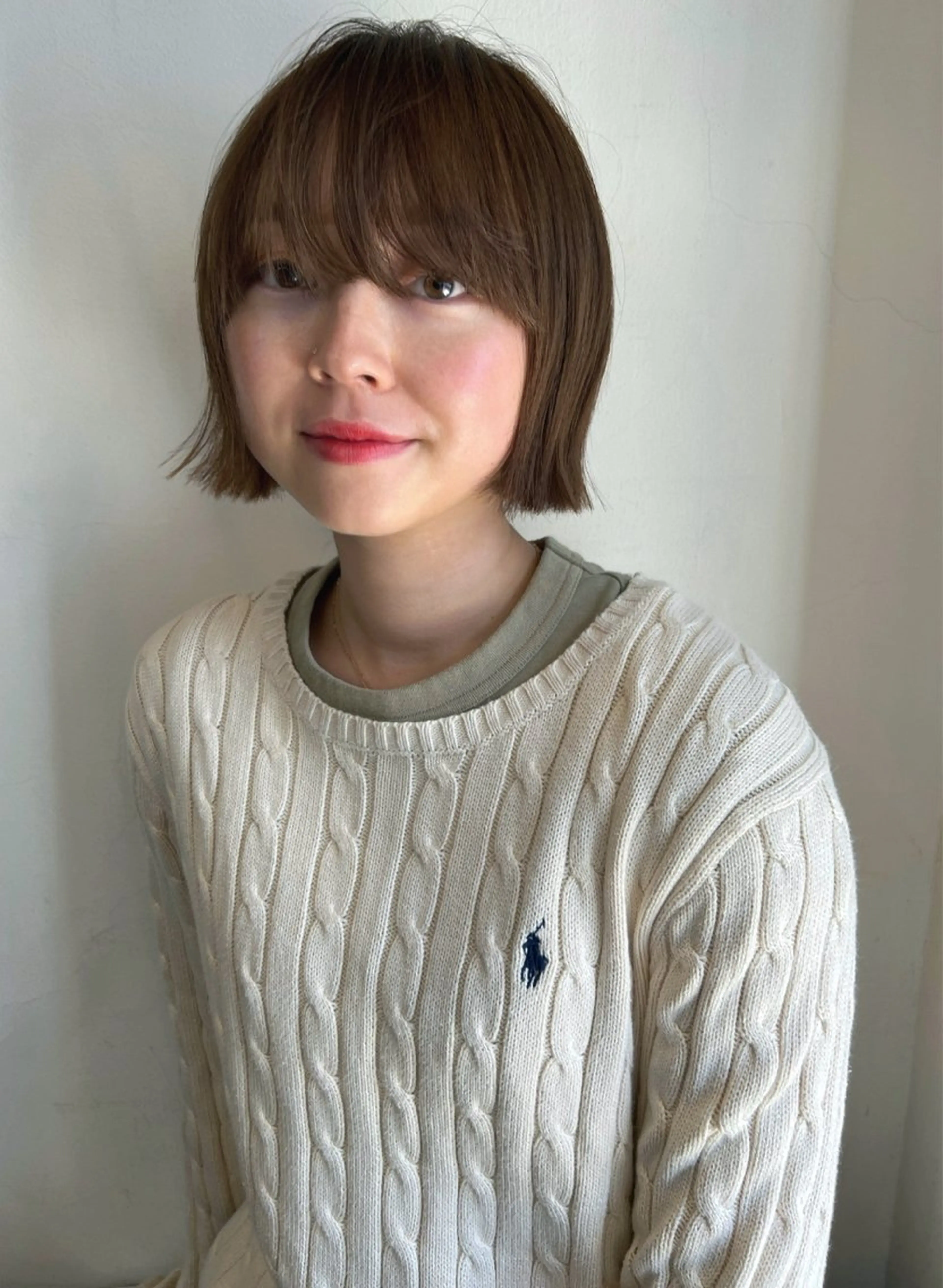 ショート カラー ボブ/透明感カラー Fukaのヘアスタイル