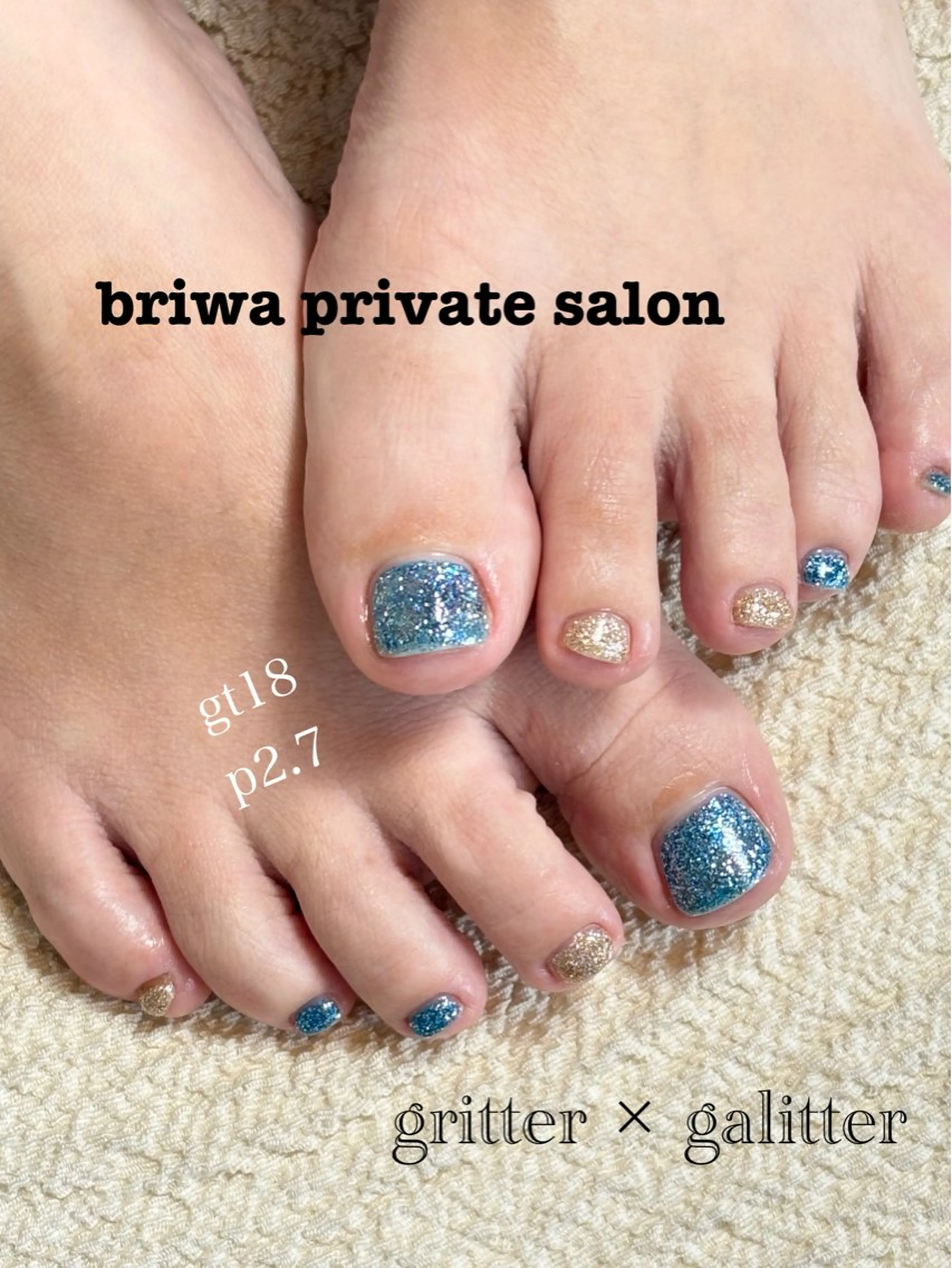 ネイル フットネイル Briwa✨nail 💅enoi ❤︎のネイルデザイン