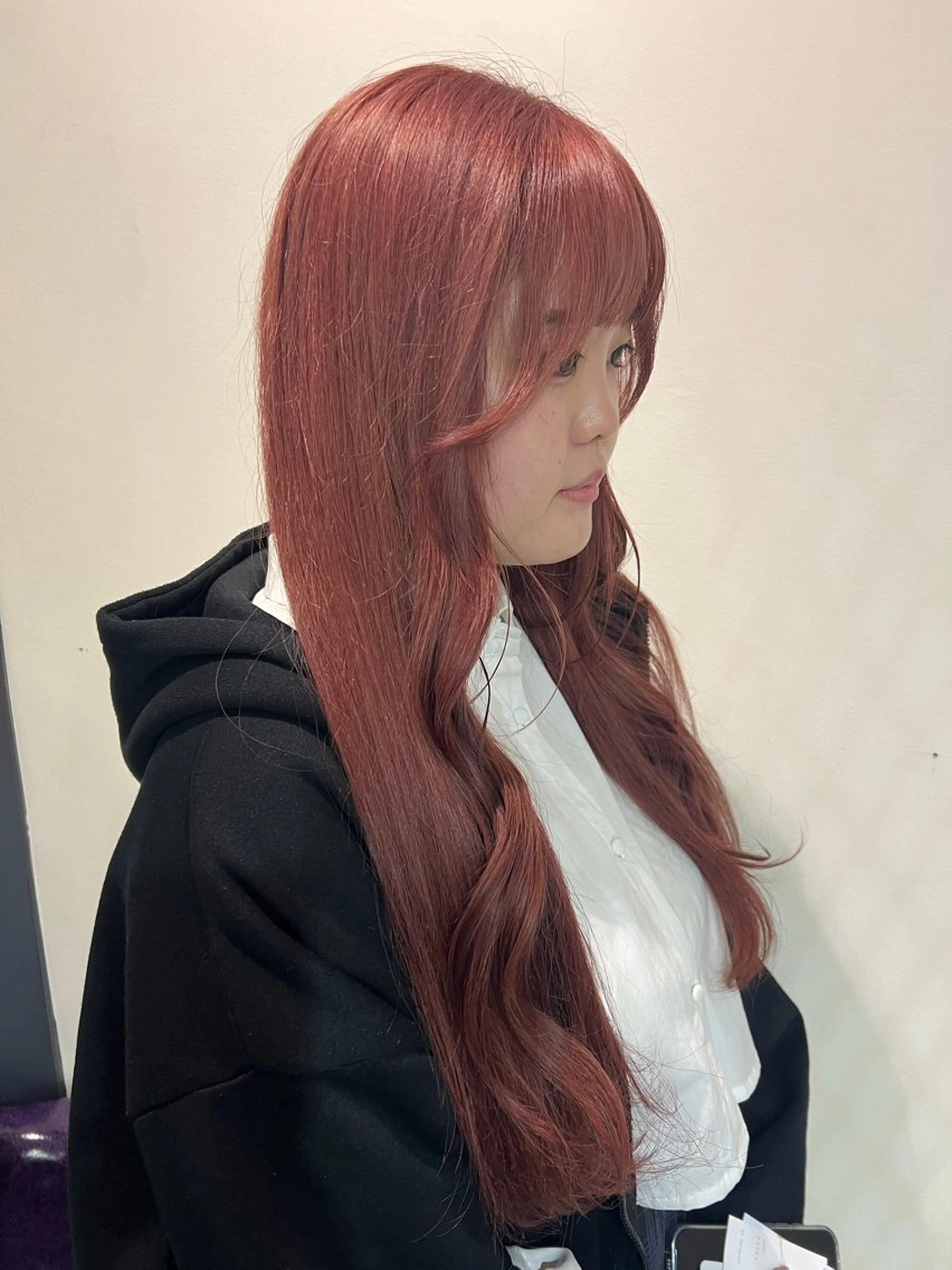 ロング ヘアカラー トリートメント yuuna. 🪽のヘアスタイル