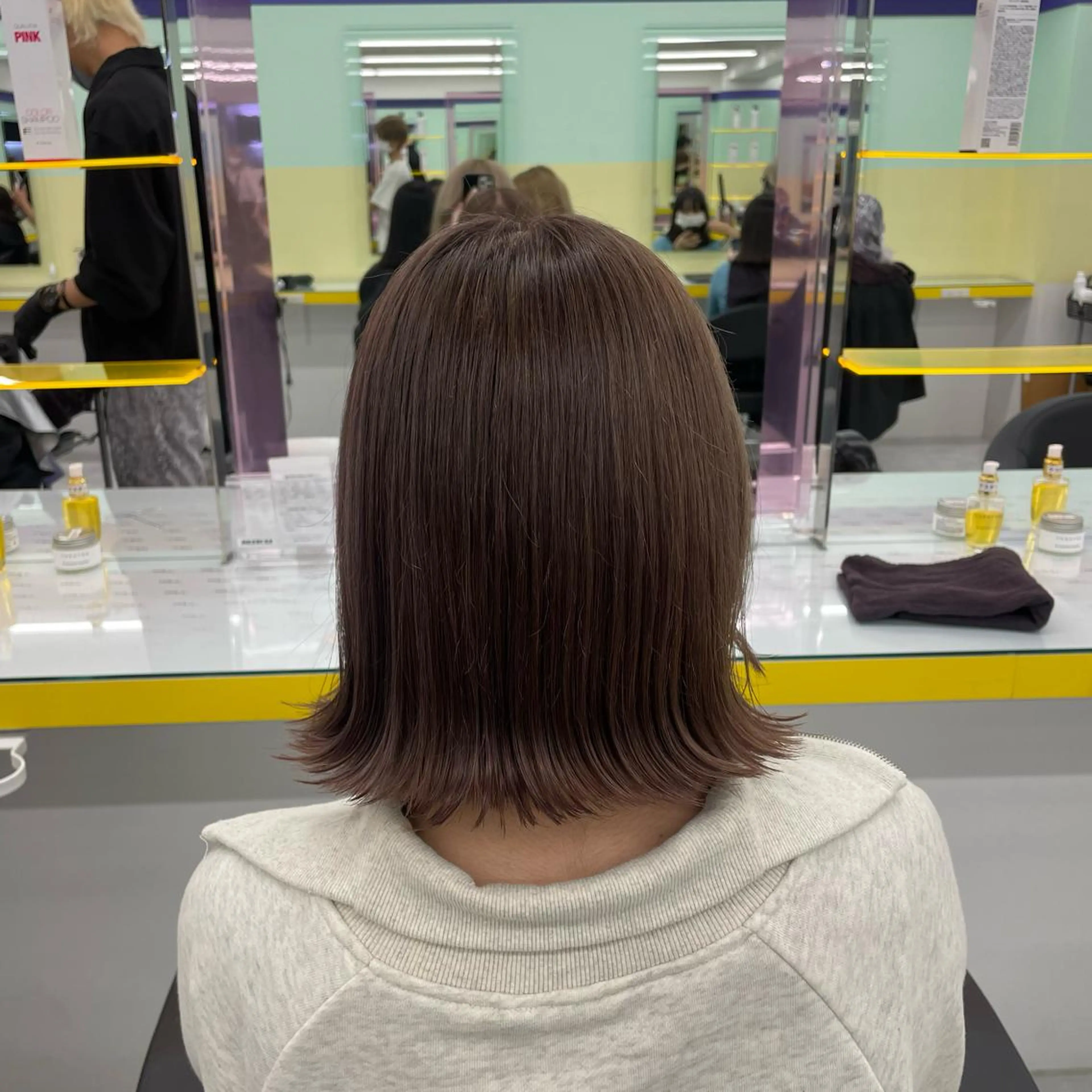 ミディアム 🤍韓国トレンド ヘア🤍miku🤍のヘアスタイル