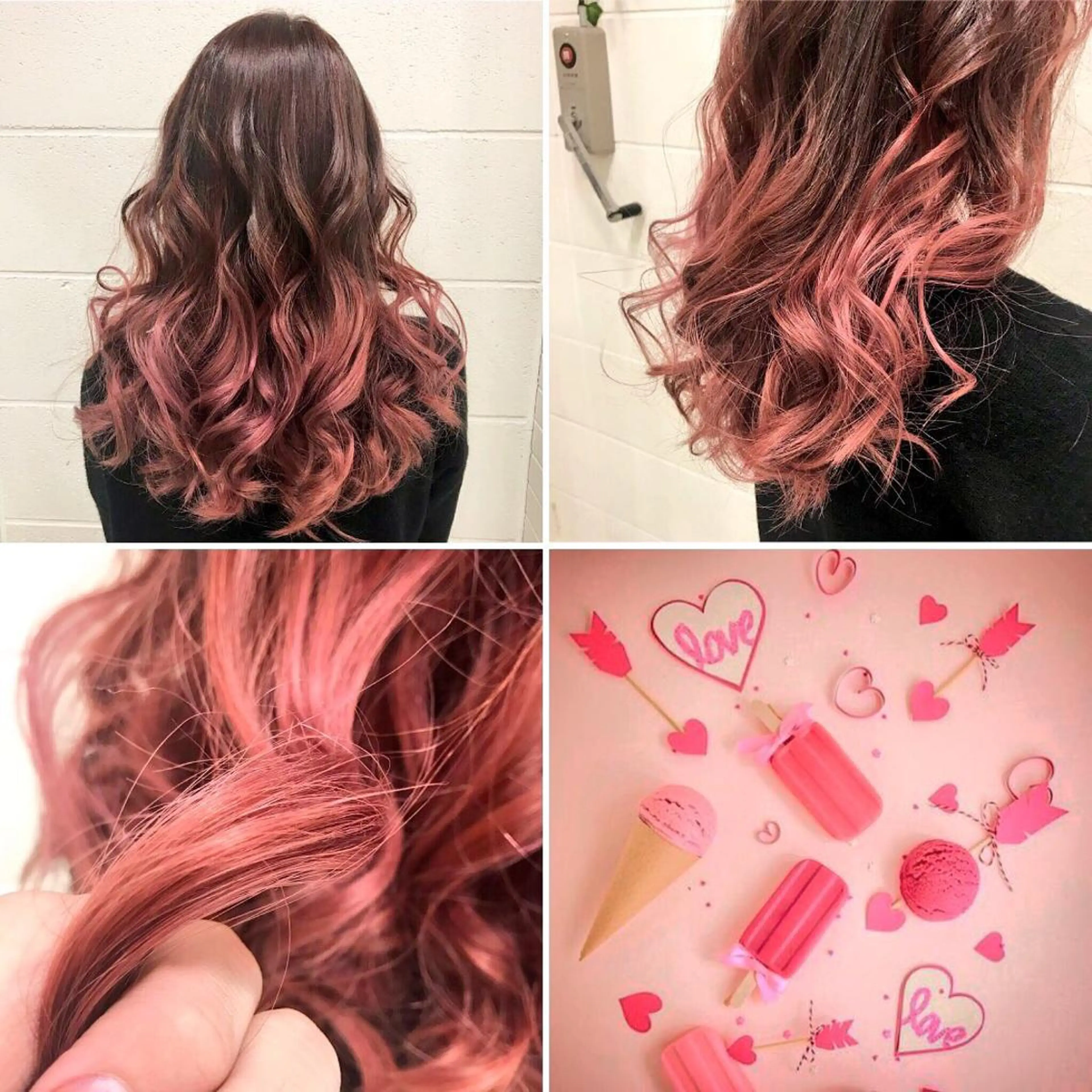 ロング カラー グラデーションカラー ピンクカラー ヘアカラー トリートメント "PEPPU "所属・派手髪、ハイトーン ショートヘアShinのヘアスタイル