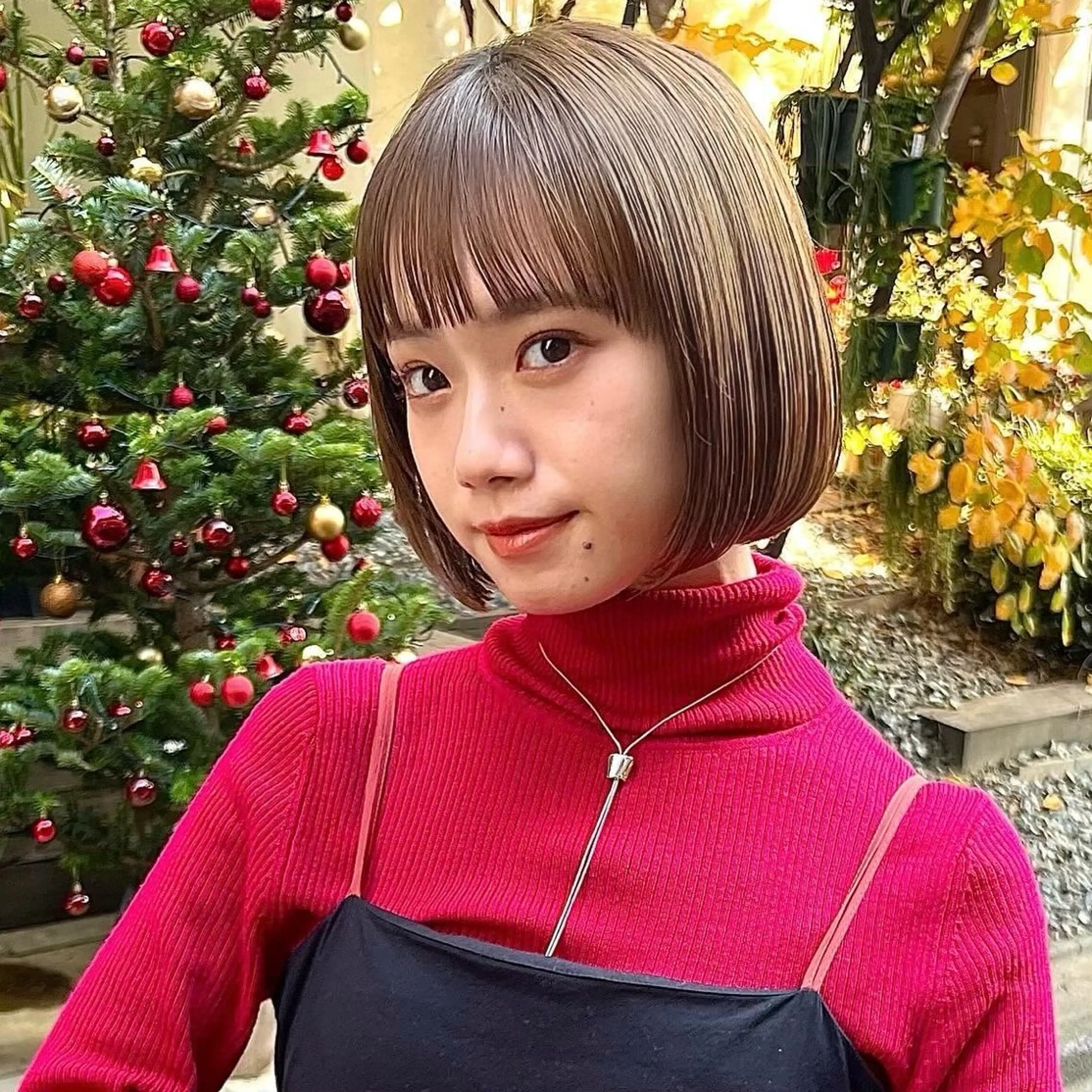 ショート カラー ヘアアレンジ ベージュカラー ハイトーンカラー ボブ GREENmiddle所属・【メンズ大歓迎】 代官山 大和仁菜のヘアスタイル