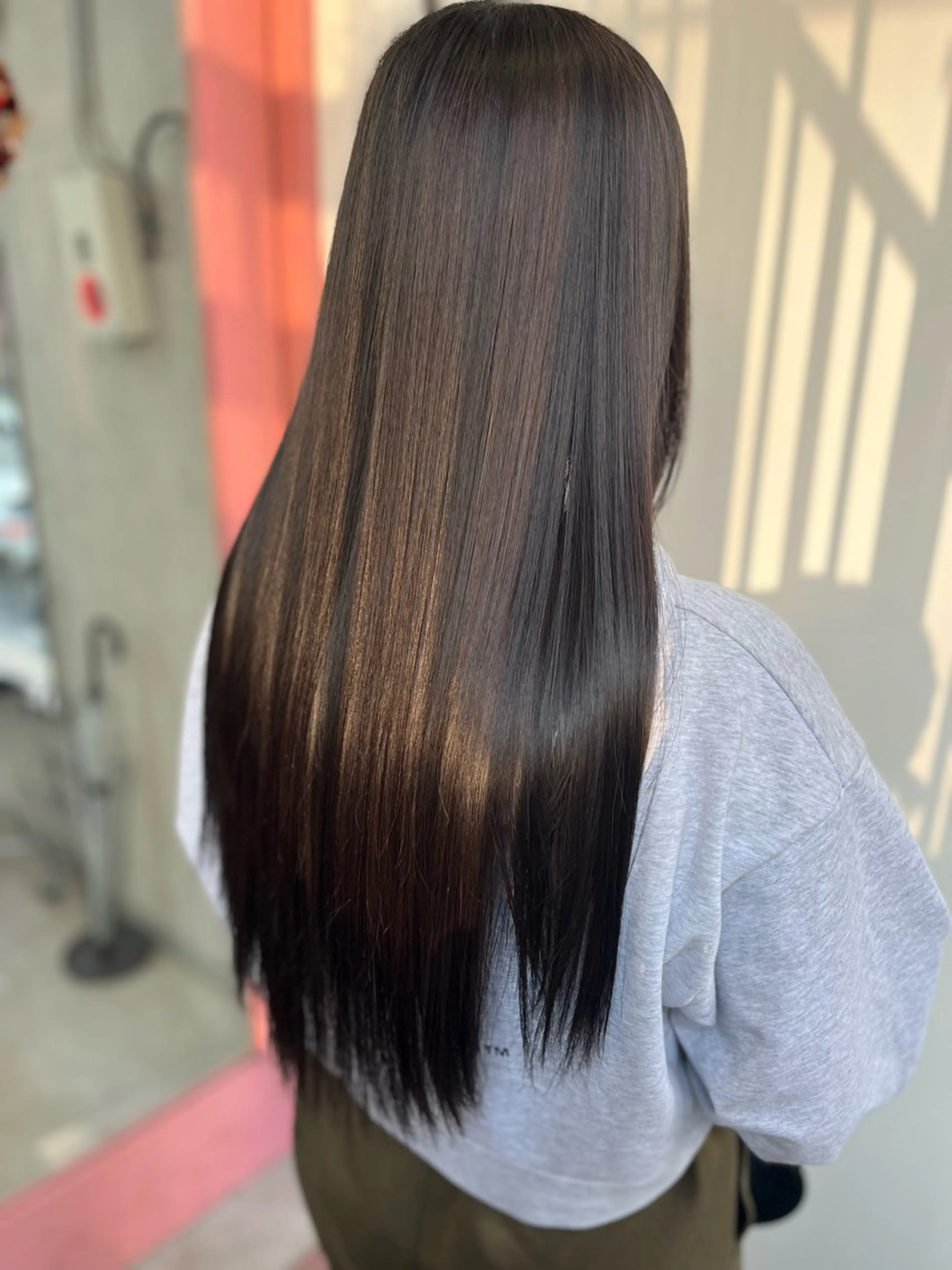 ロング カラー ヘアカラー トリートメント ヘッドスパ 💖 ぴんくぼぶの人 💖西田ゆうなのヘアスタイル