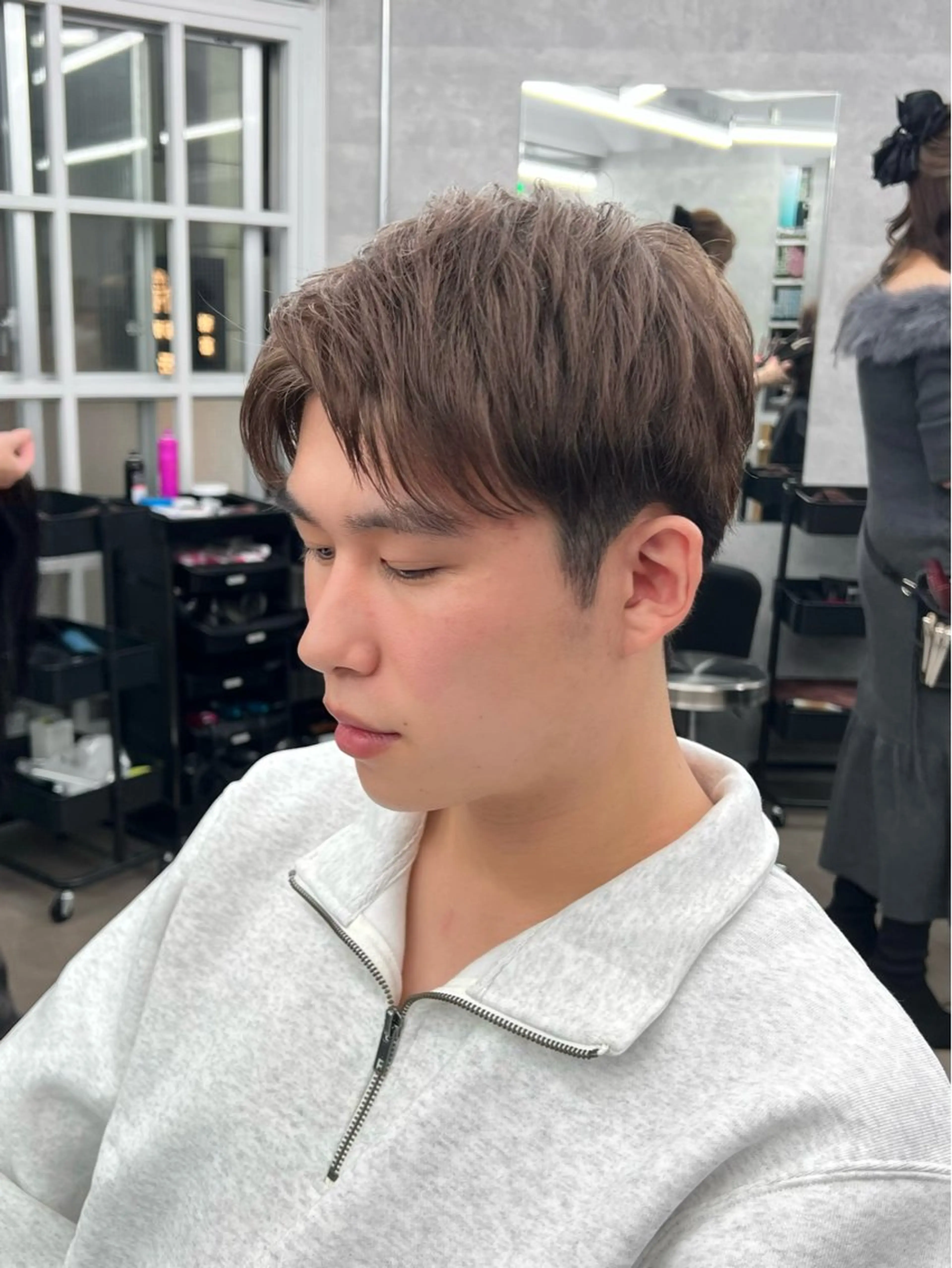 メンズ カット ヘアカラー 🩶髪質改善/新宿 /saaya🩶のヘアスタイル