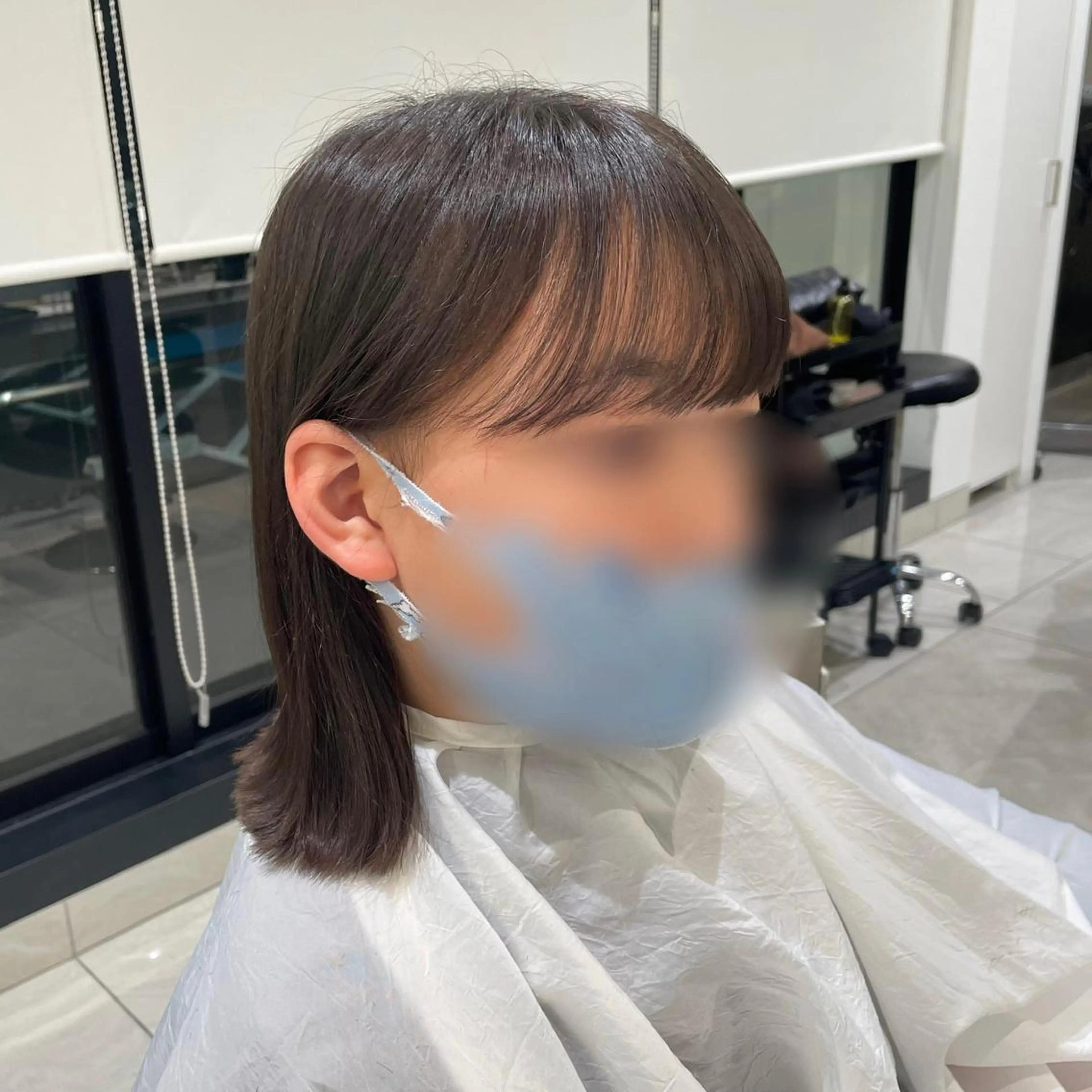 ミディアム キッズ パク・ボミン小野リエ 韓国ハーフ🦊のヘアスタイル