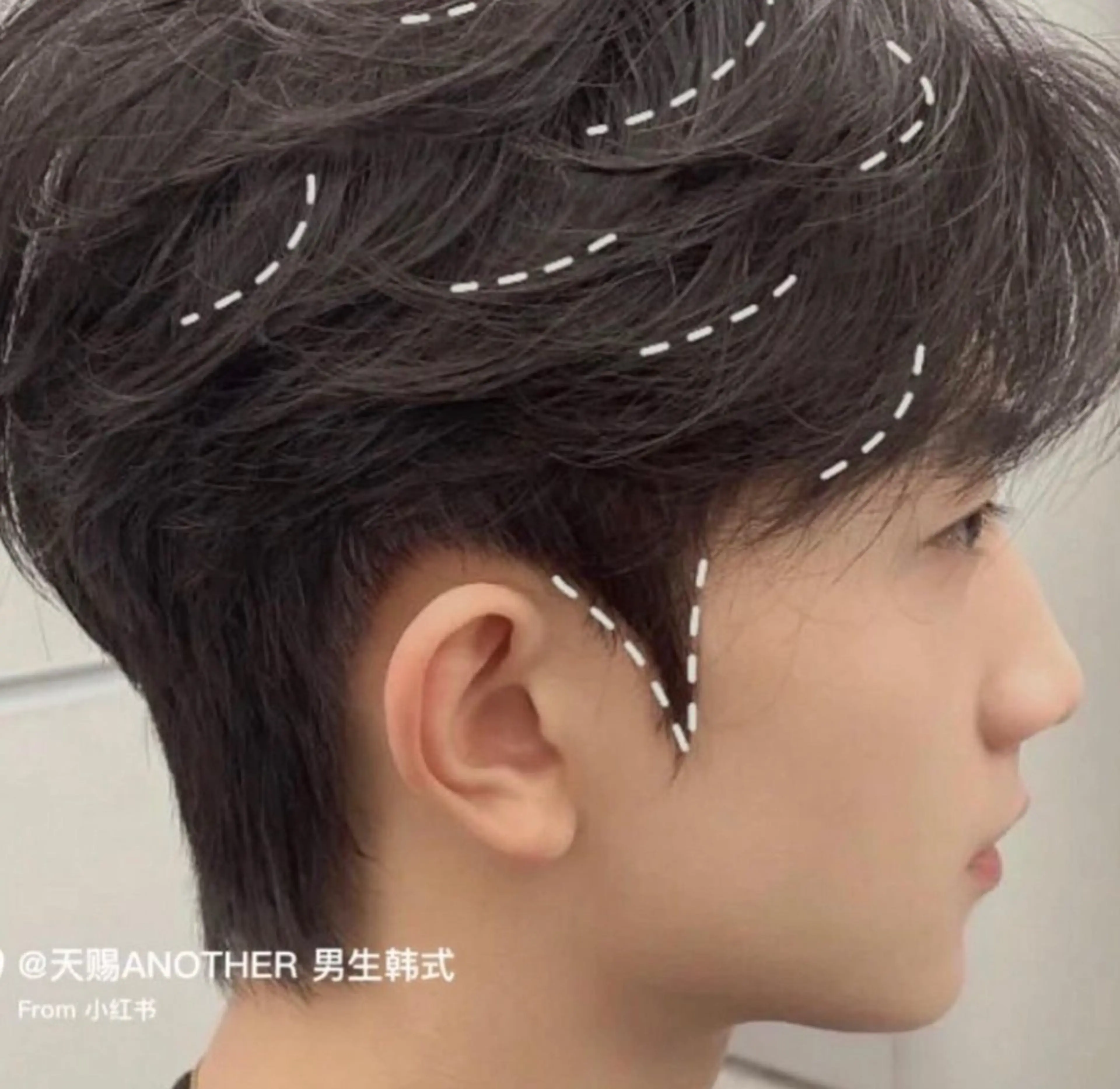 パーマ メンズ パーマ 韓国メンズヘア シンユウのヘアスタイル