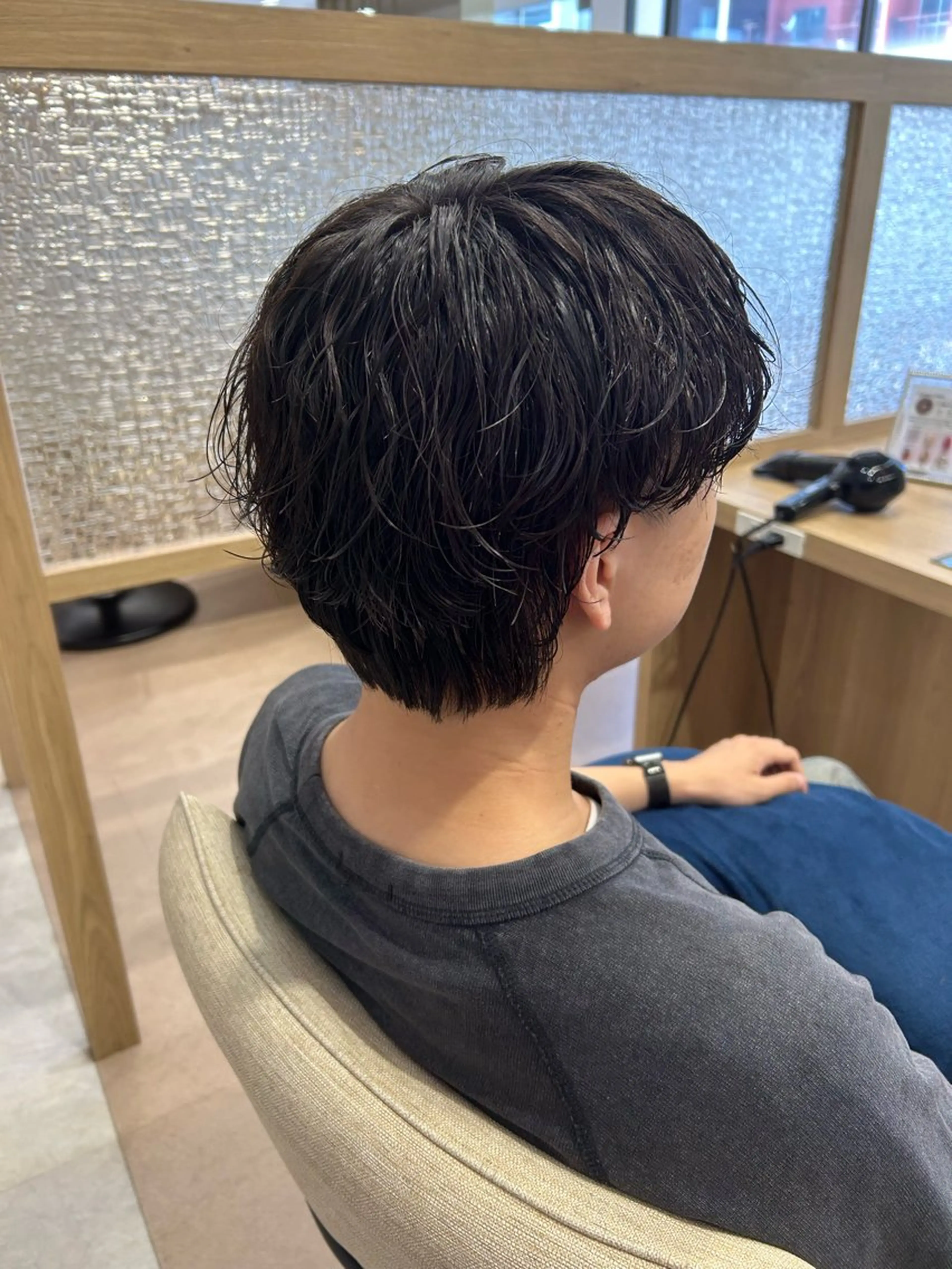 メンズ限定🚹 カット＋シャドウパーマ🌀の写真