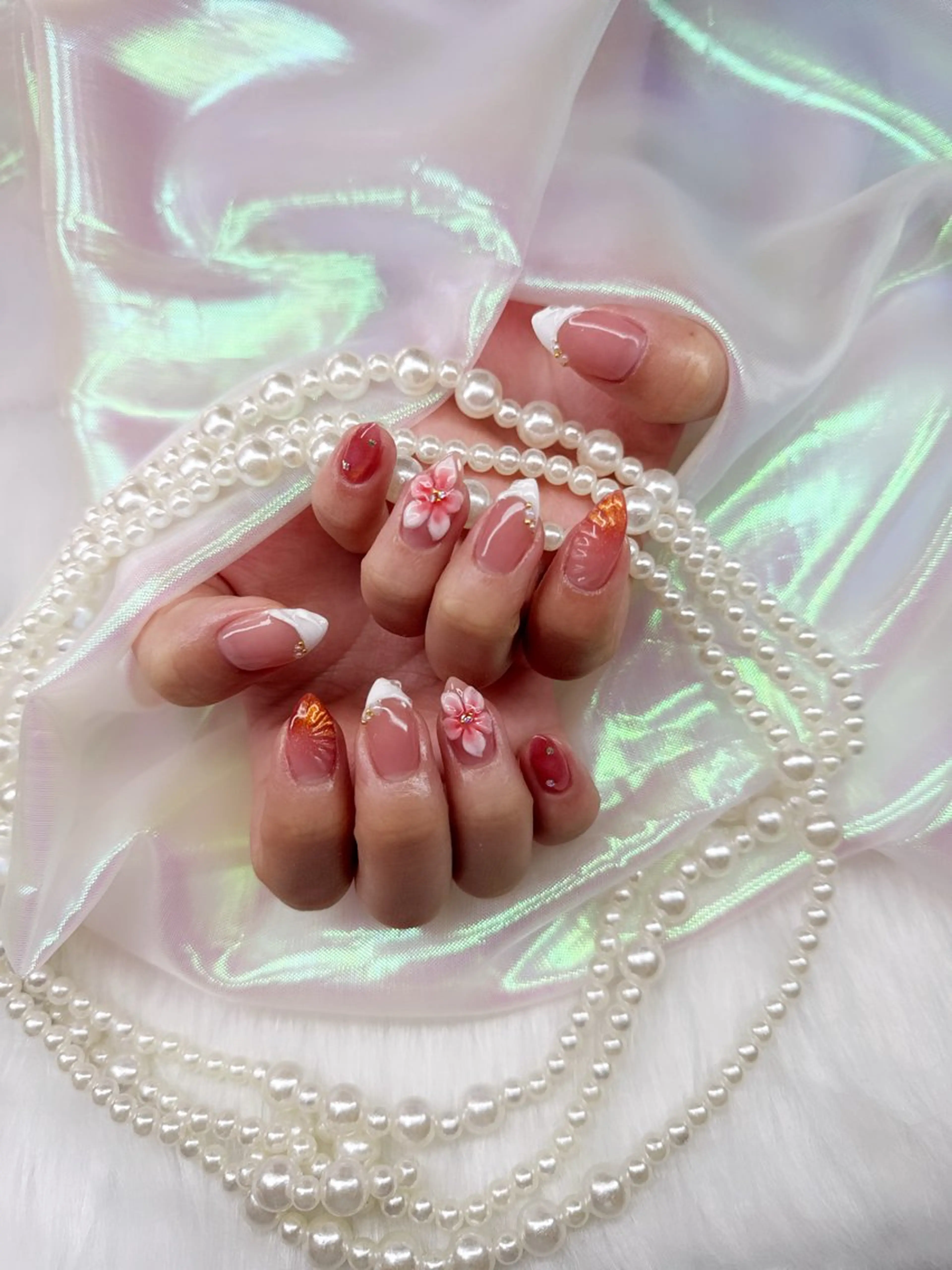 ネイル 持ち込み ハンドネイル フットネイル Nail Land Pilinaのネイルデザイン