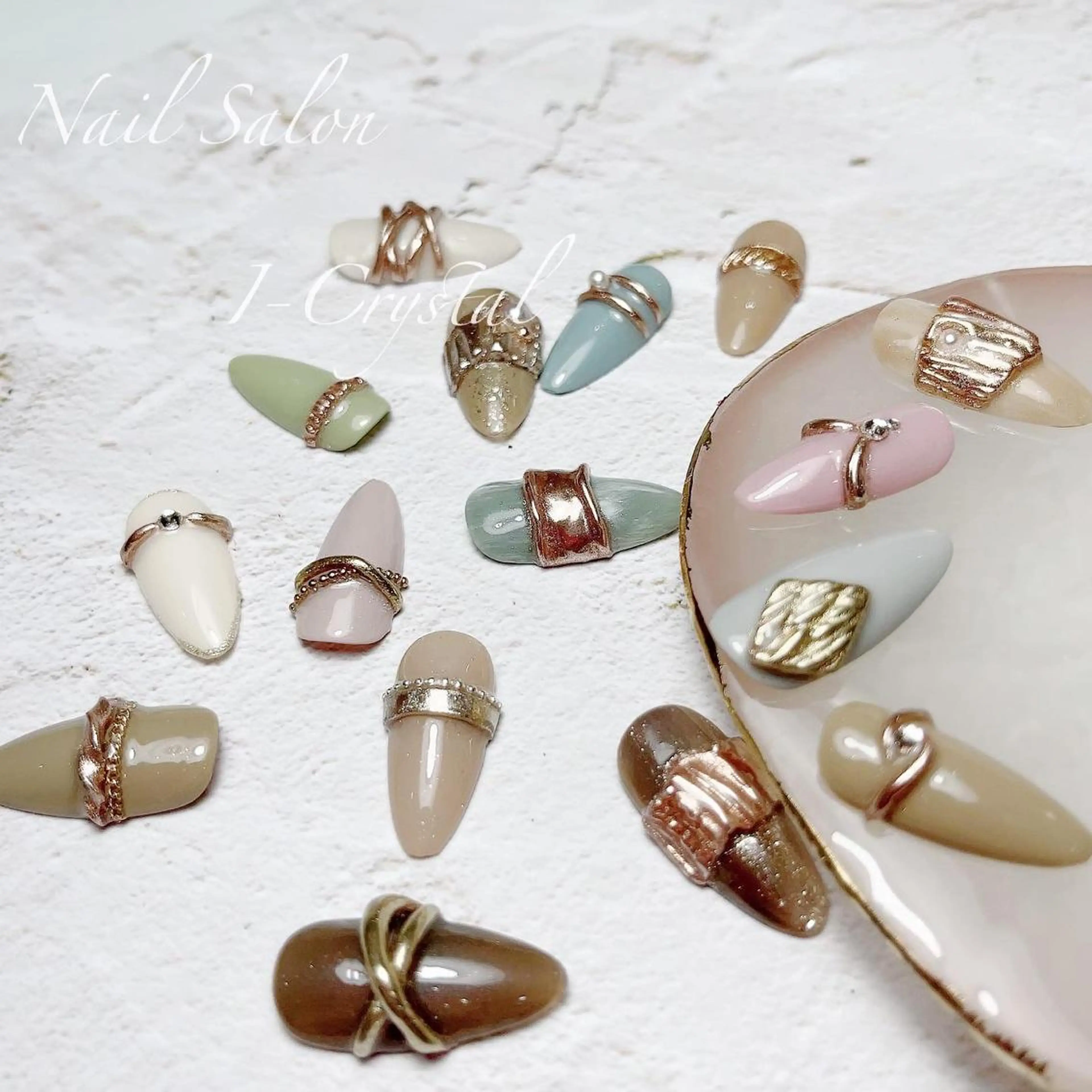 ネイル ニュアンスネイル オフィスネイル NailSalon  I-Crystal所属・中村 郁美のネイルデザイン