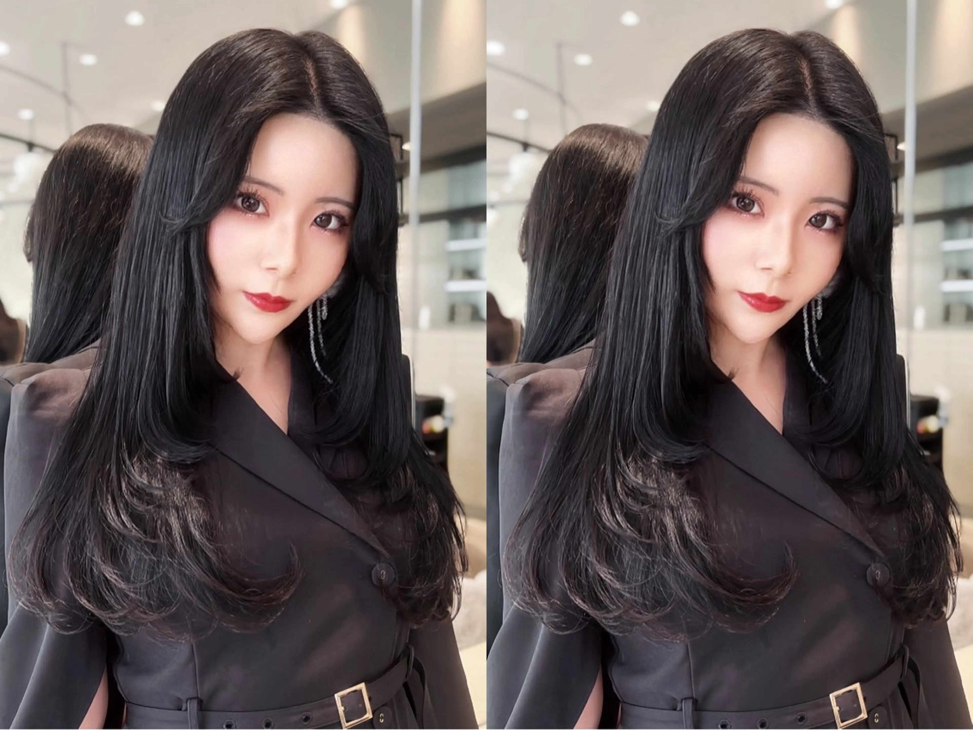 ロング カラー 韓国レイヤー/ボブ 髪質改善/TAKAのヘアスタイル