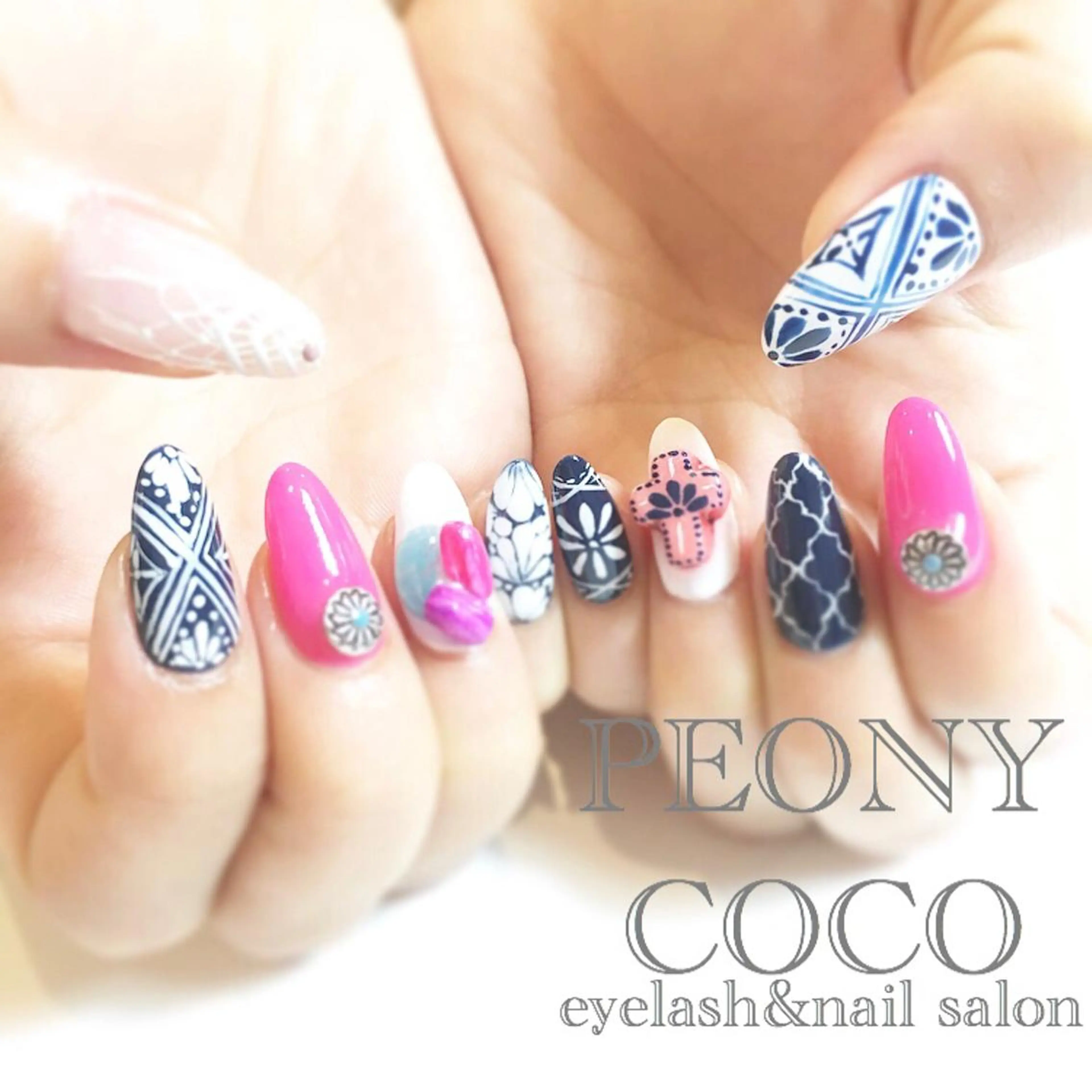 ロング ネイル マツエク・マツパ Beauty salon STELLA所属・STELLA 大西南帆のマツエク・マツパデザイン