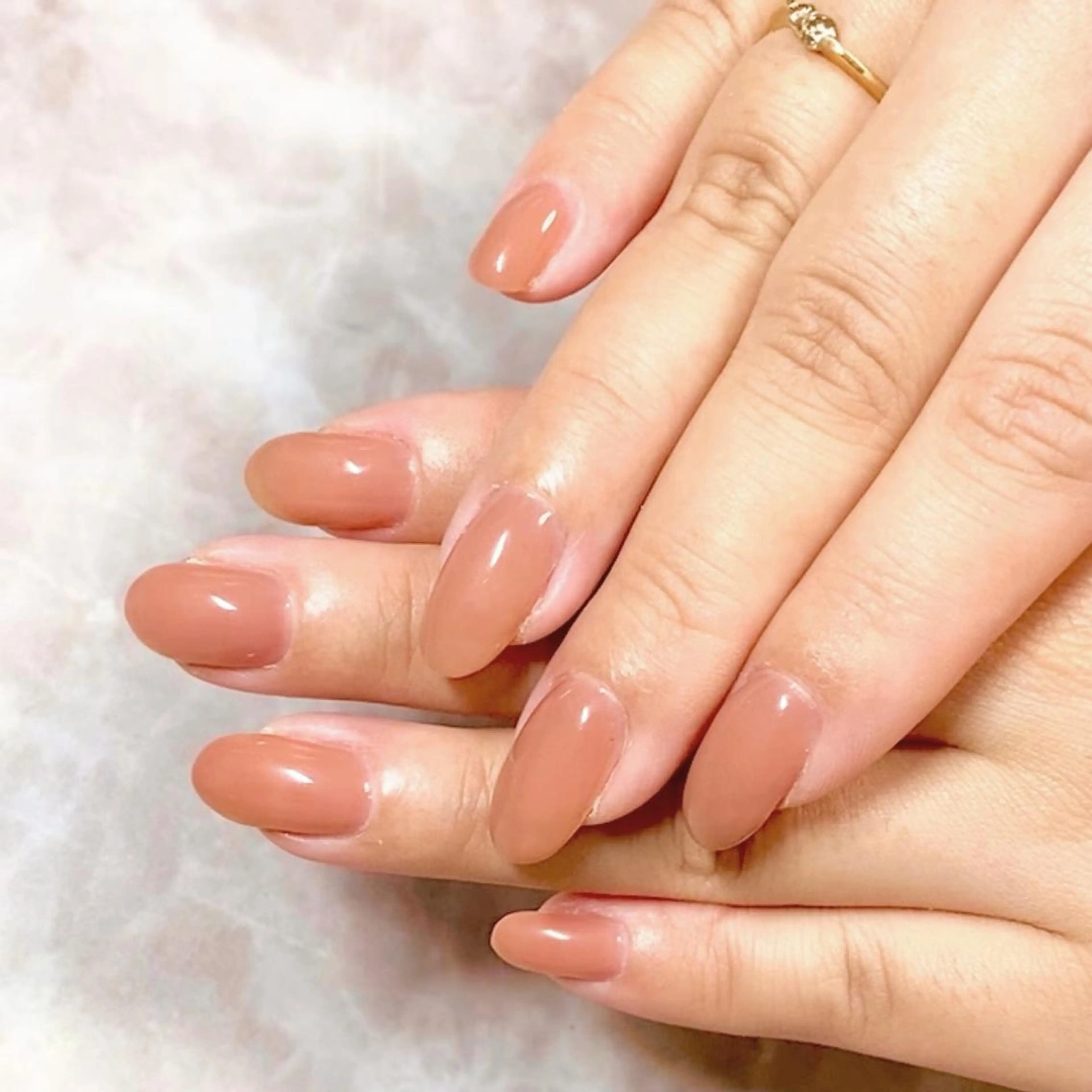 ネイル オフィスネイル ワンカラーネイル Jasmine NAILのネイルデザイン