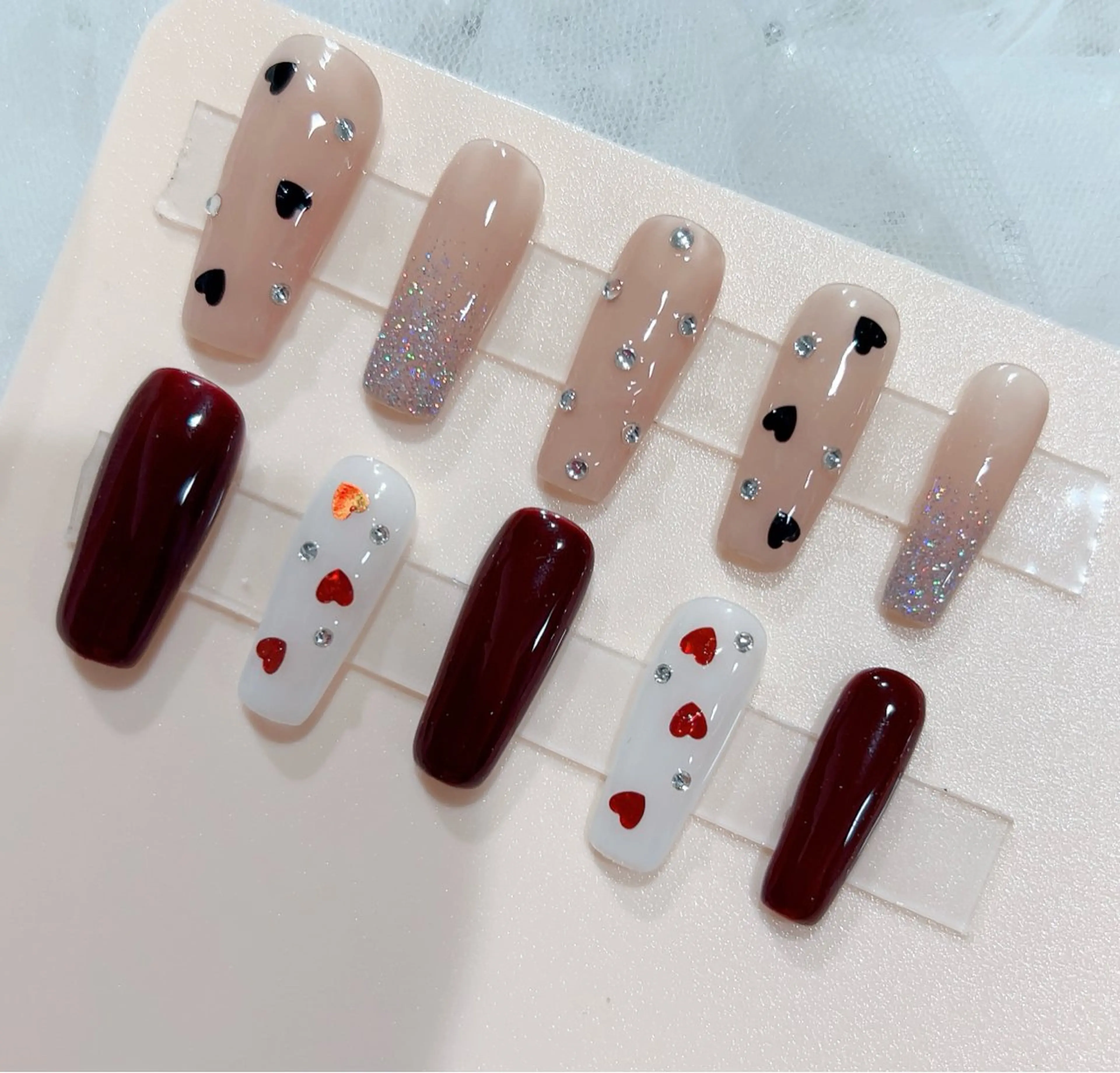 ネイル ハンドネイル M🌷nail 長さだし専門店のネイルデザイン