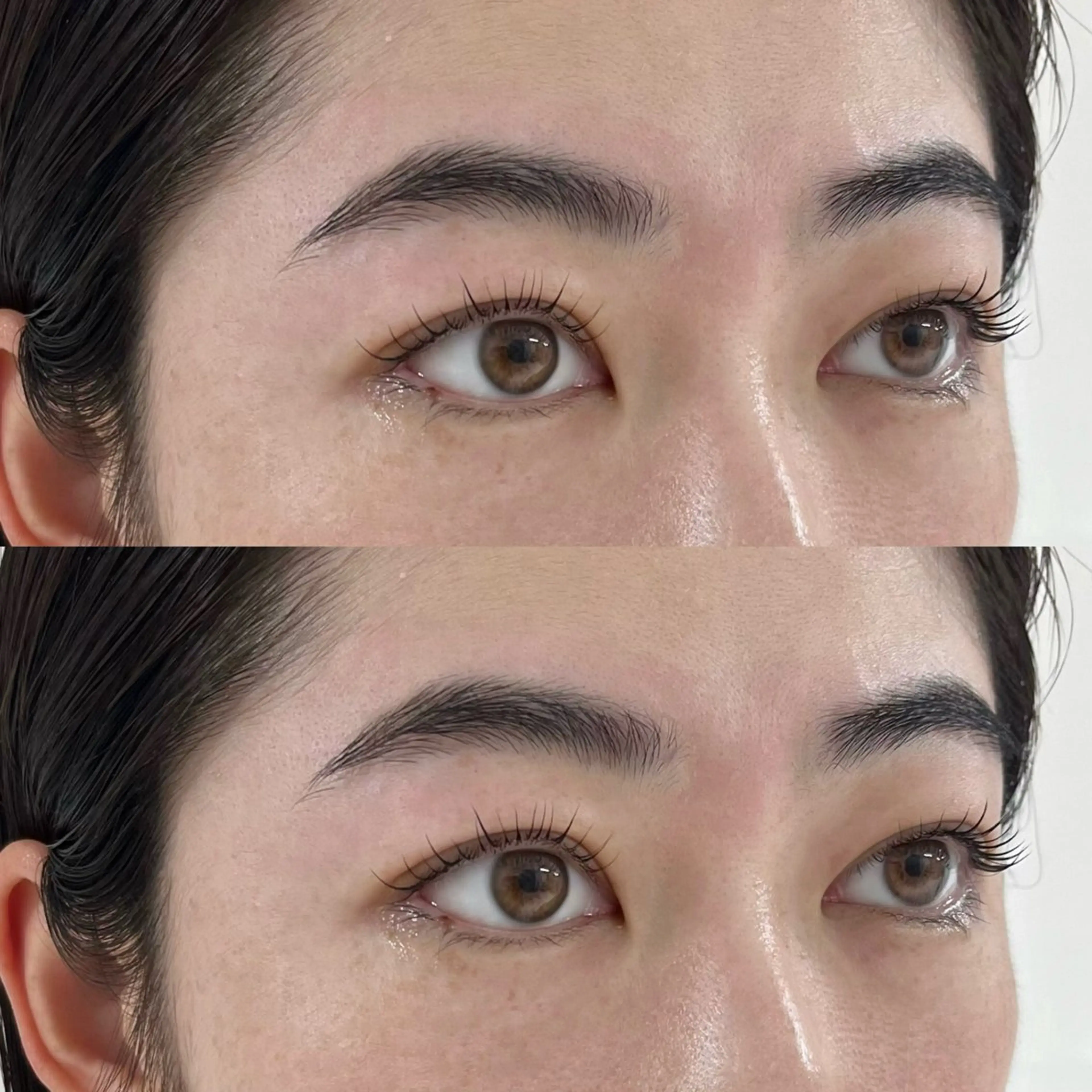 眉毛初めて整える方にオススメ❕ワックス脱毛＋間引きのみの写真