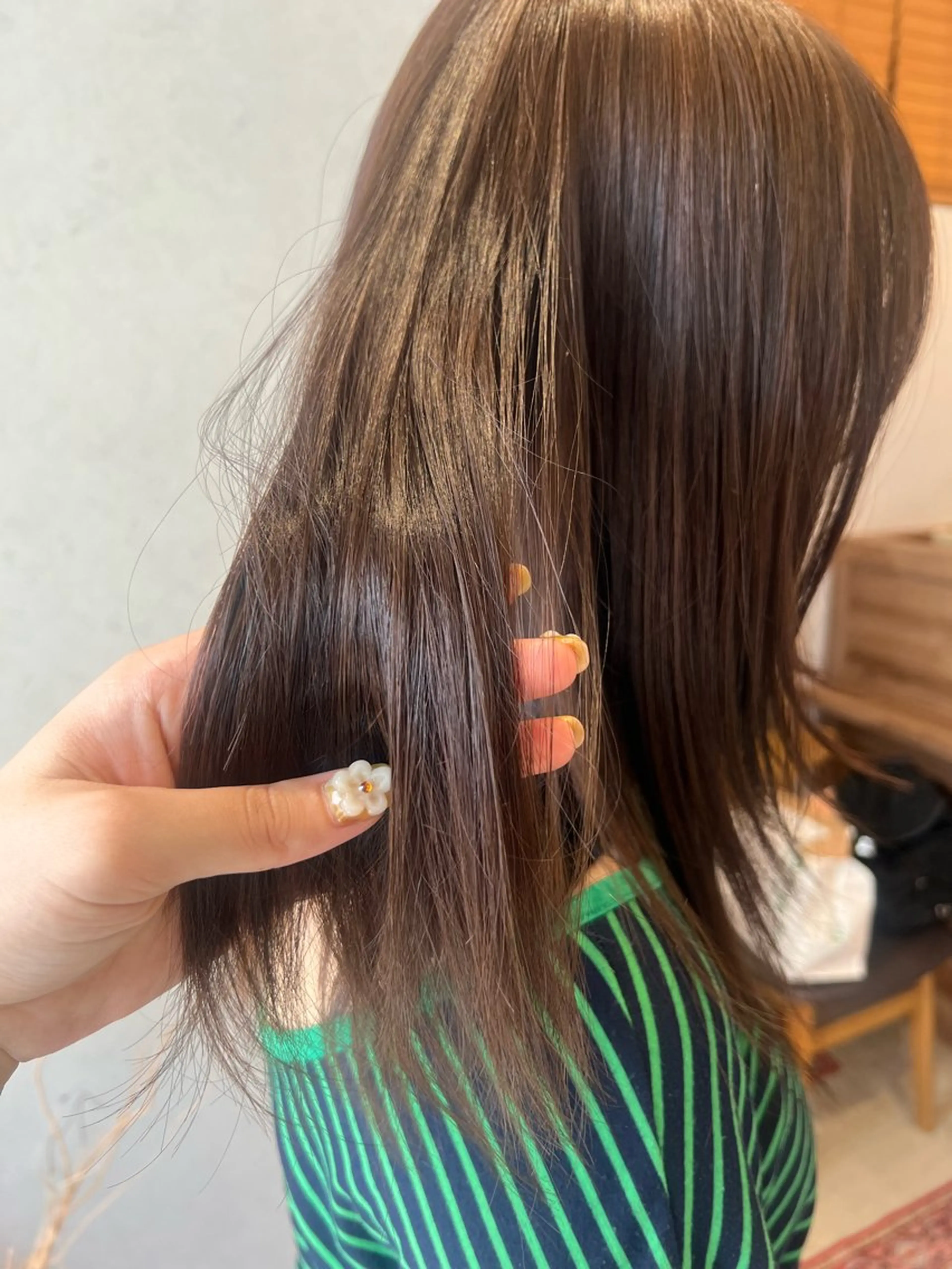 セミロング カラー ブラウンカラー ナチュラルブラウン ヘアカラー 🌼カット/ 艶カラー/ナナミ🌼のヘアスタイル