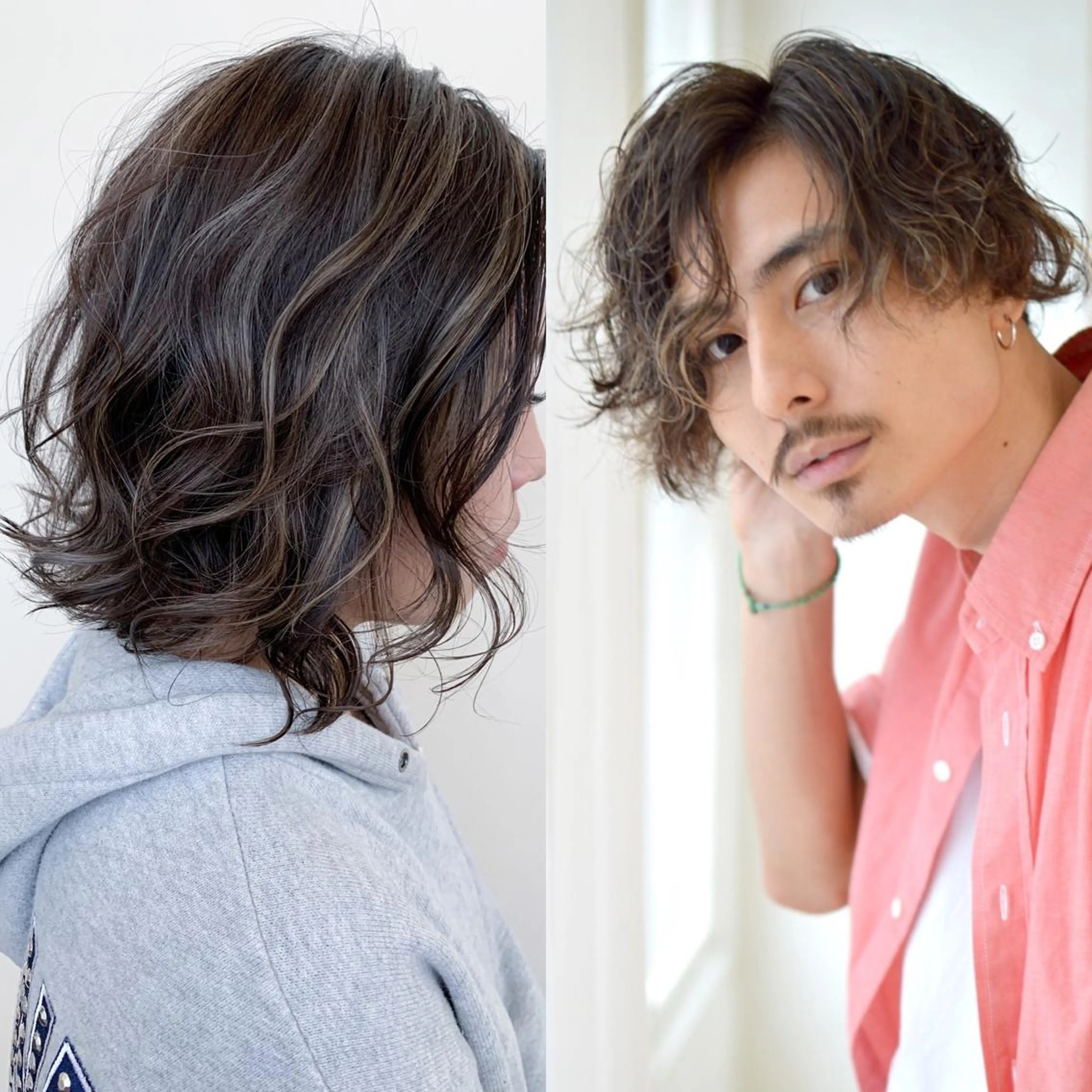 ミディアム メンズ カット パーマ ヘッドスパ Beach private salon所属・Beach 代表 KENTAのヘアスタイル