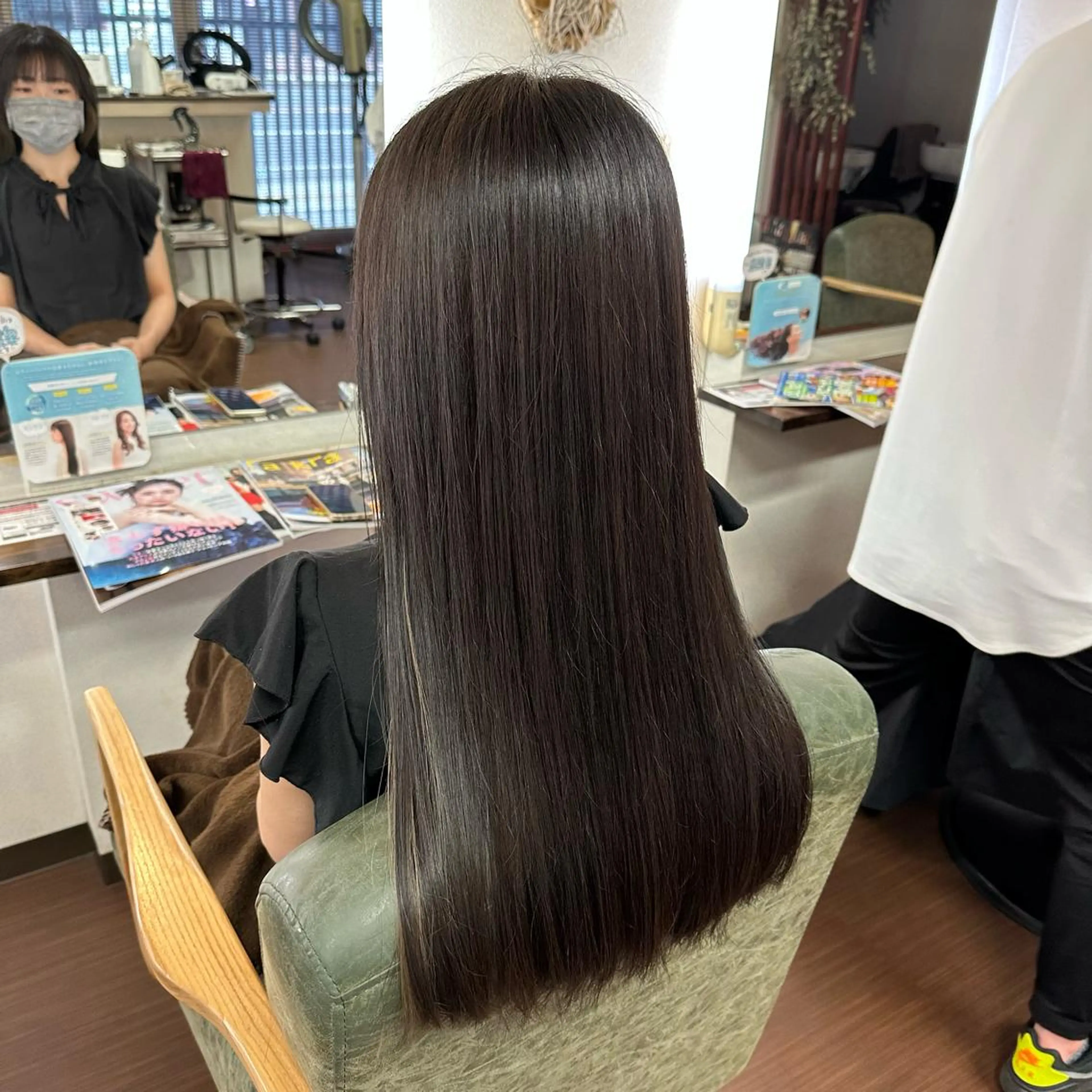ロング カラー カット ヘアカラー Glanzhair 🫧‪菊池柊真🫧のヘアスタイル