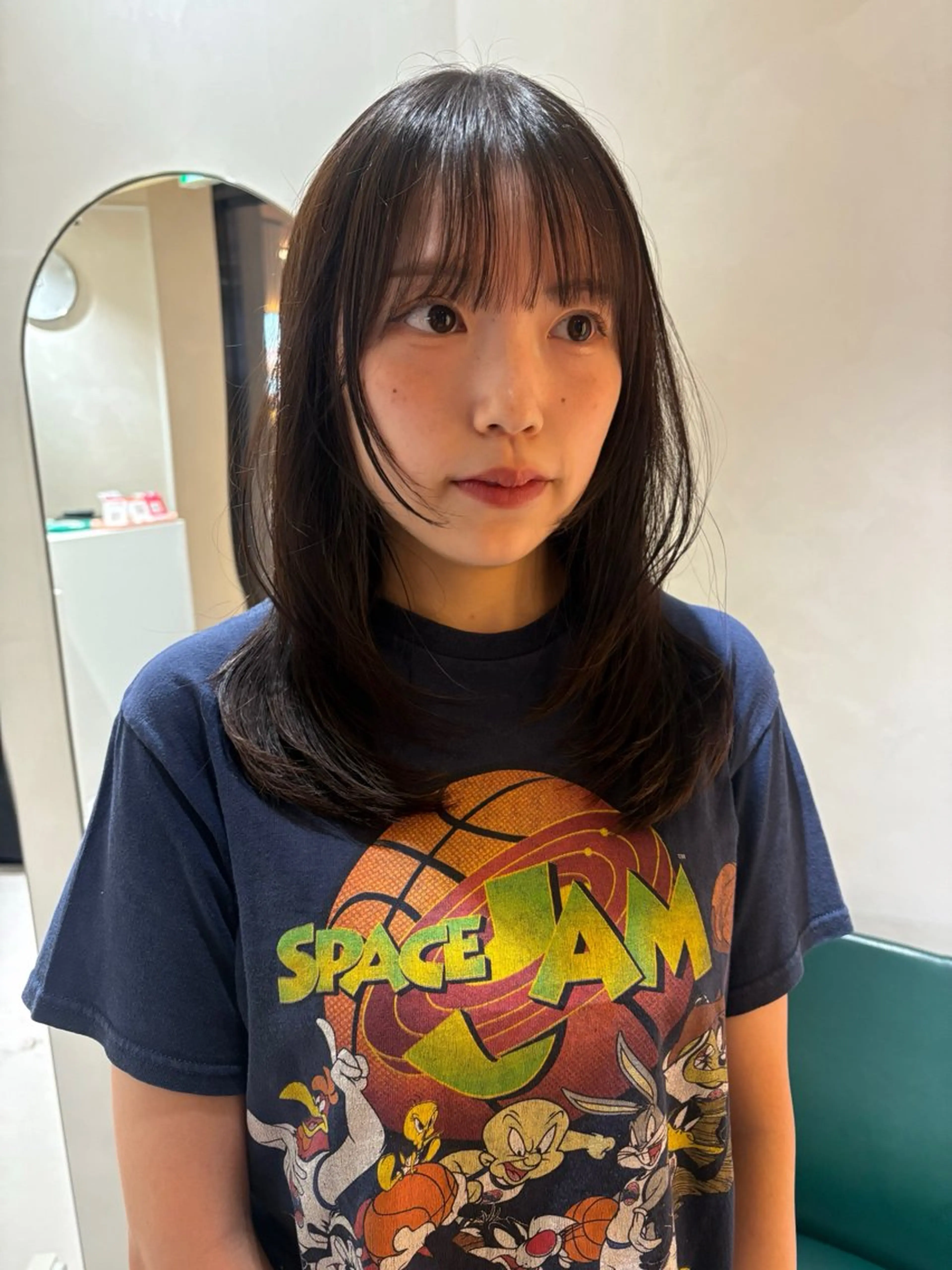 ミディアム mio／ 大阪美容室のヘアスタイル