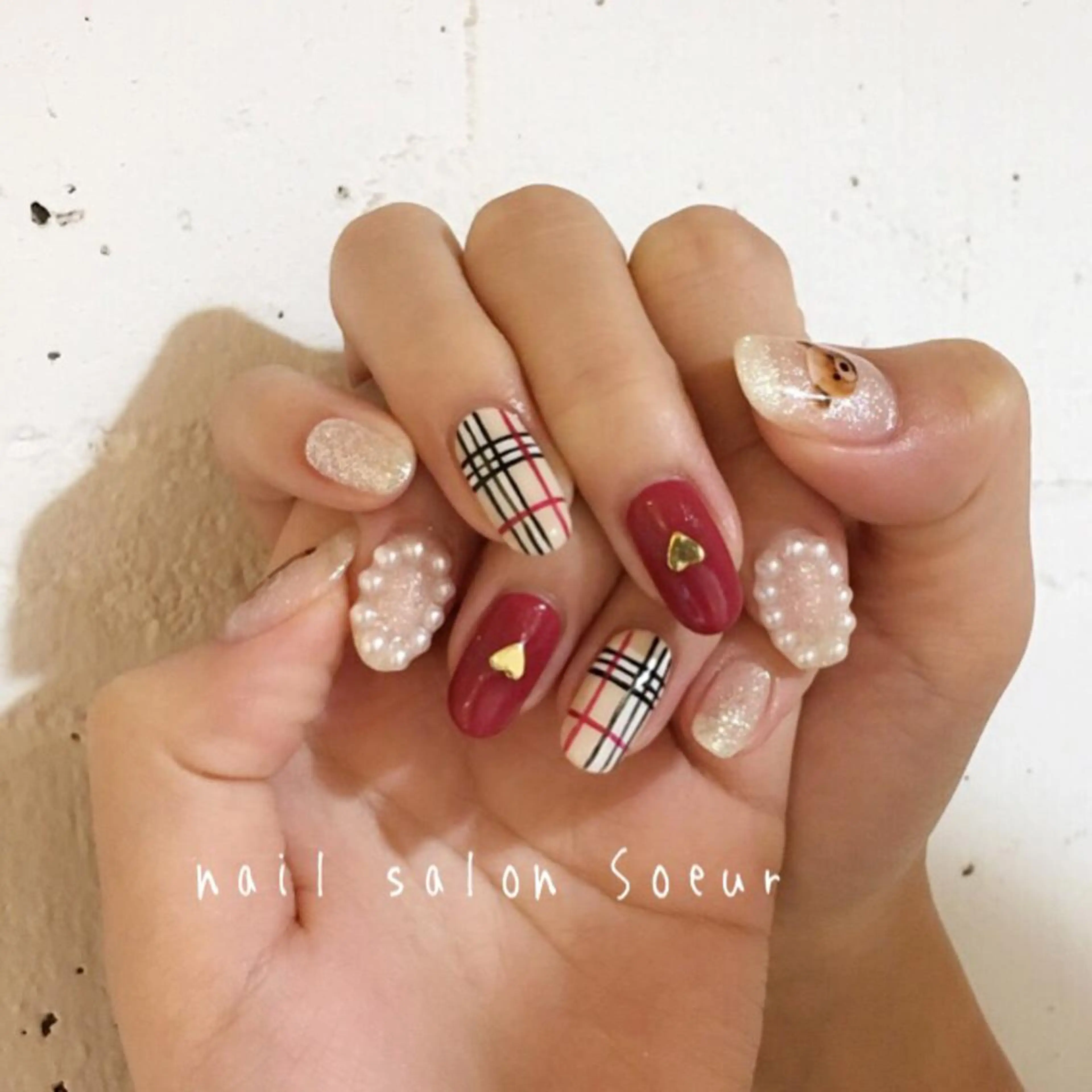 ネイル アートネイル ジェルネイル ハンドネイル nail salon Soeurのネイルデザイン