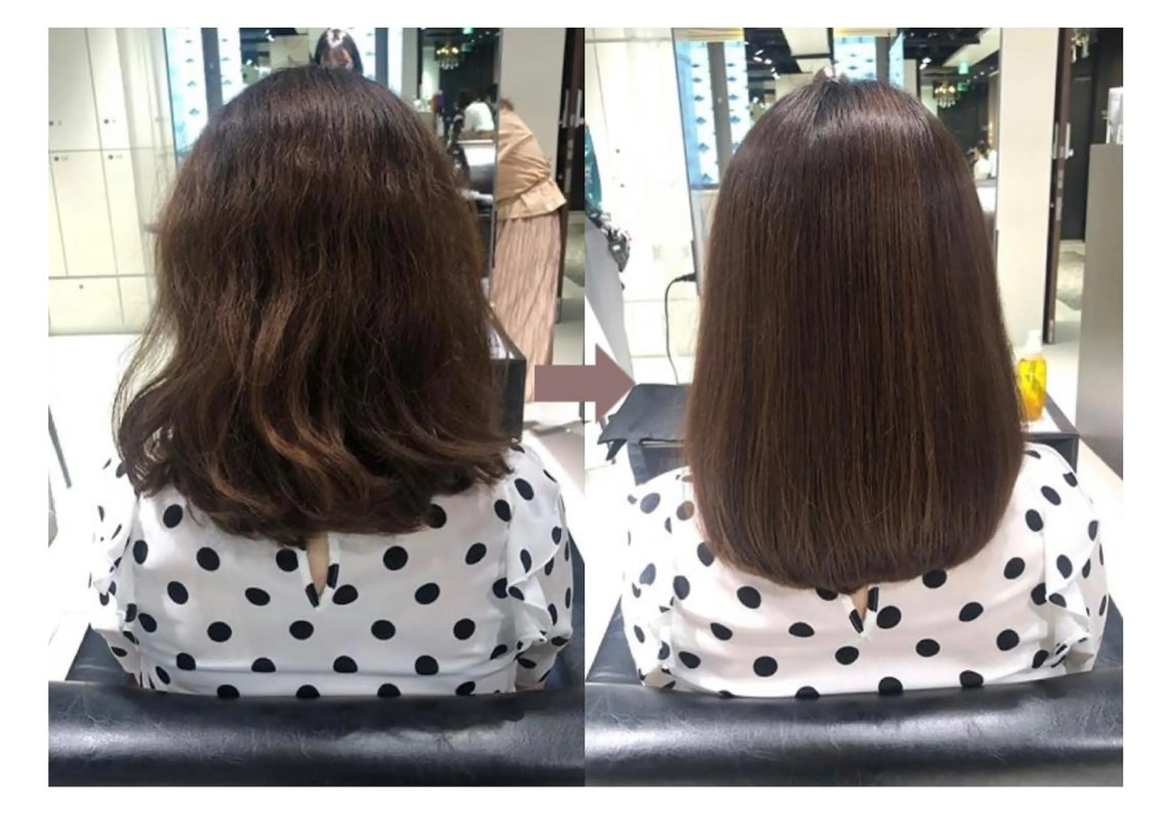ミディアム 髪質改善 縮毛矯正 縮毛矯正⭐️ TAKAHIROのヘアスタイル