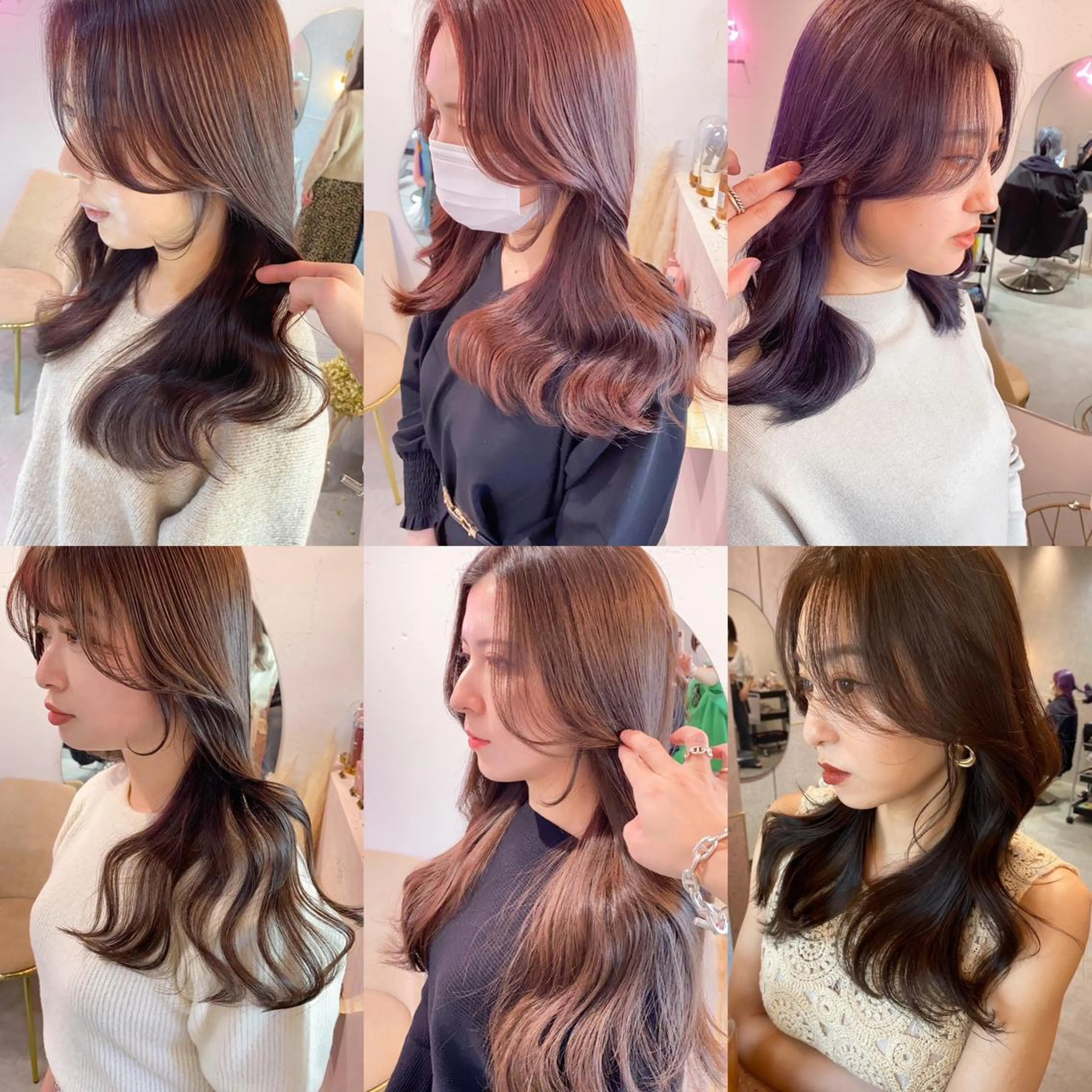 ミディアム カラー カット ヘアカラー パーマ 縮毛矯正 トリートメント ヘッドスパ 髪質改善サロン Sea shinjuku 新宿南口【シー シンジュク】所属・髪質改善/韓国ヘア レイヤー/新宿/ロミのヘアスタイル