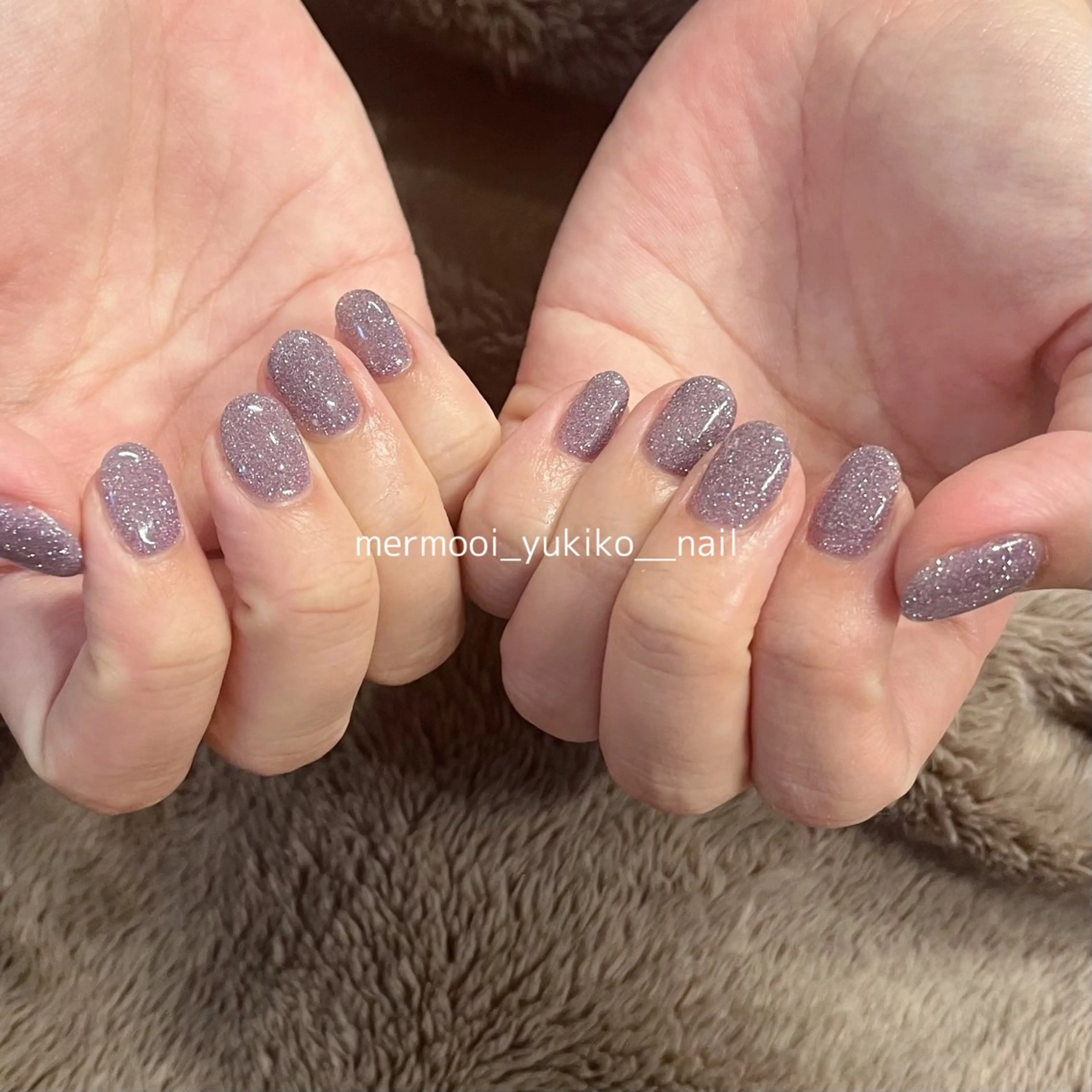 ネイル フラッシュネイル ジェルネイル キラキラネイル 韓国ネイル ラメ(グリッター) ハンドネイル melu所属・melu yukikoのネイルデザイン