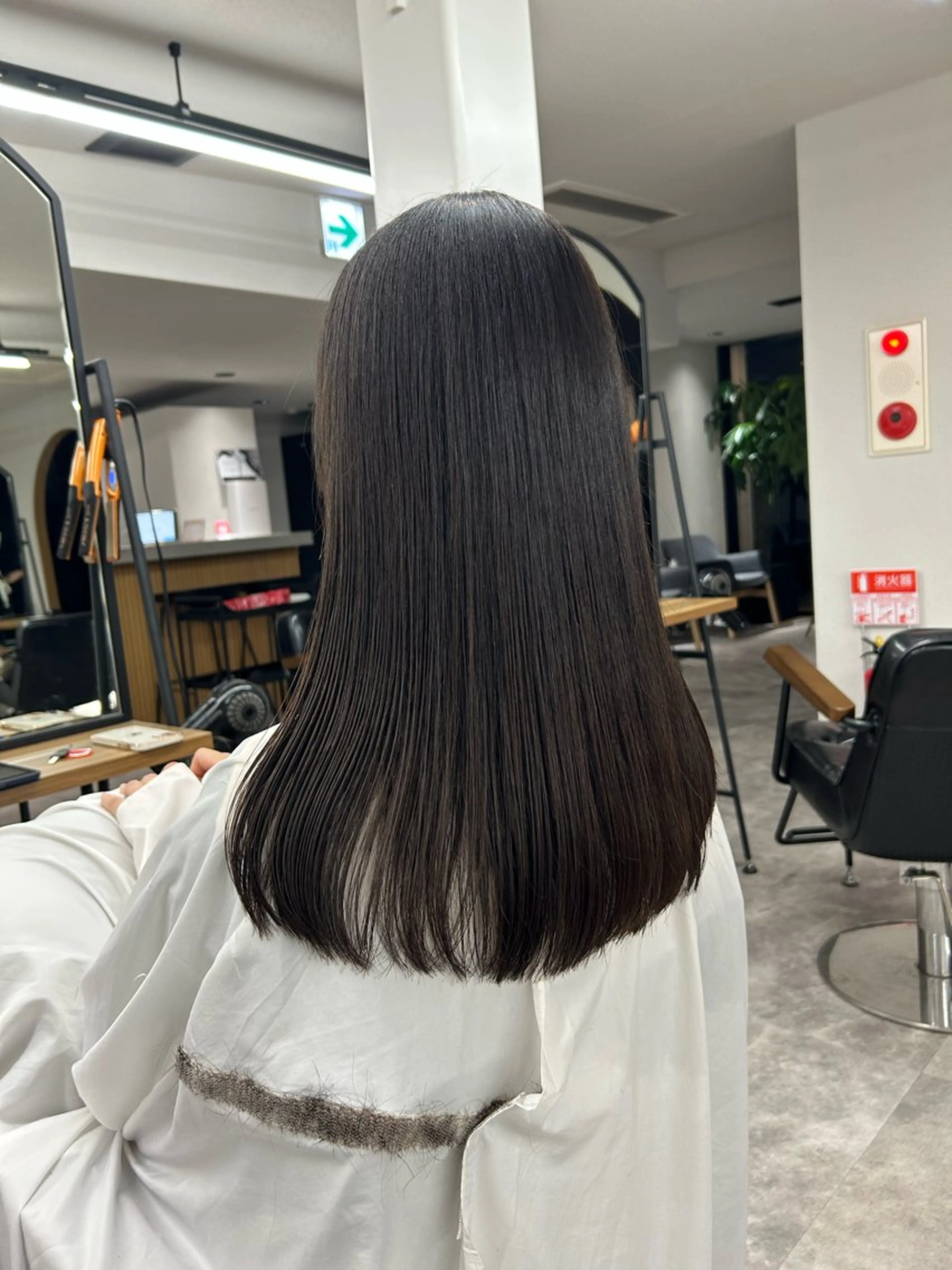 ロング Emitas.　井上 真奈美のヘアスタイル