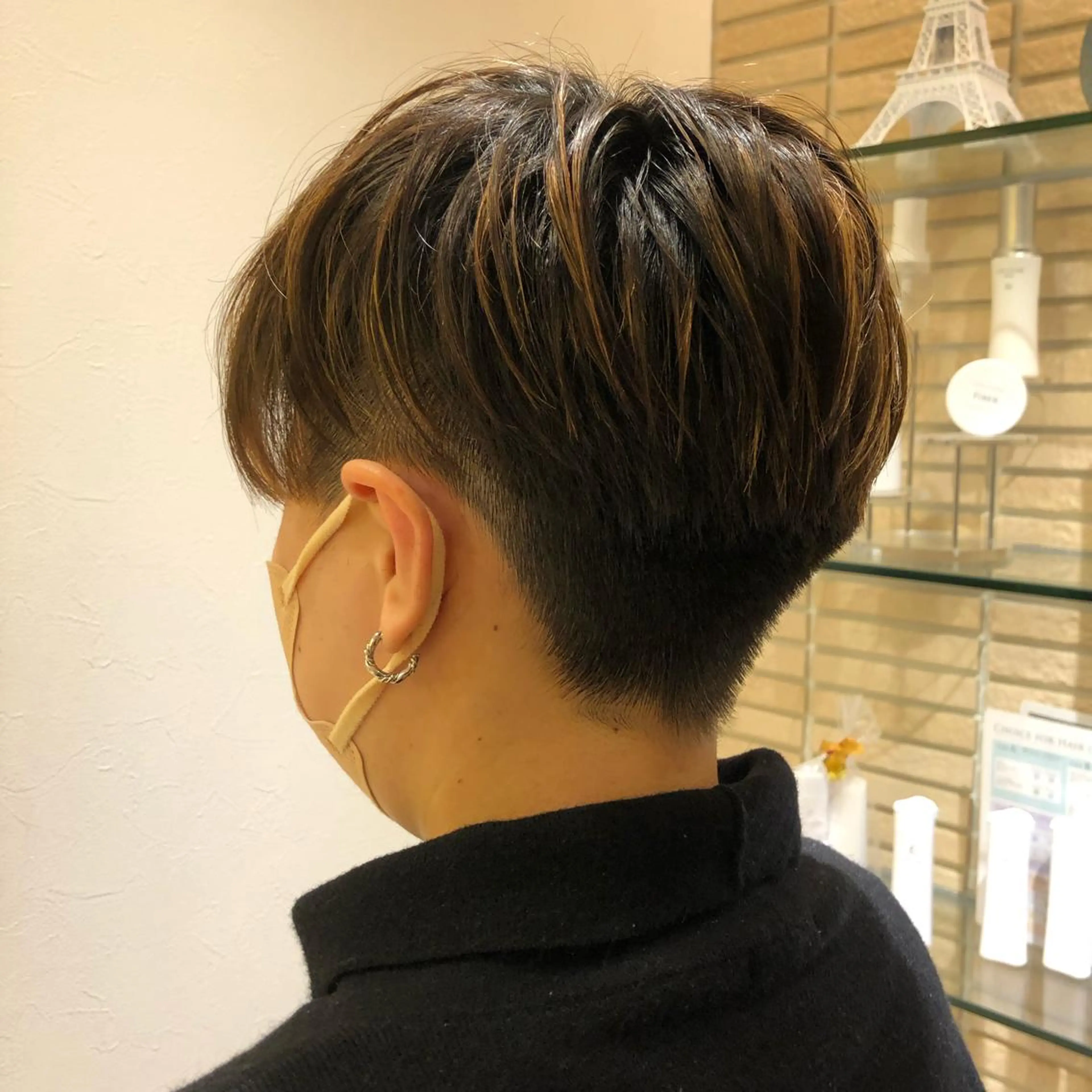 ショート ショートヘア 小野寺 モエカのヘアスタイル