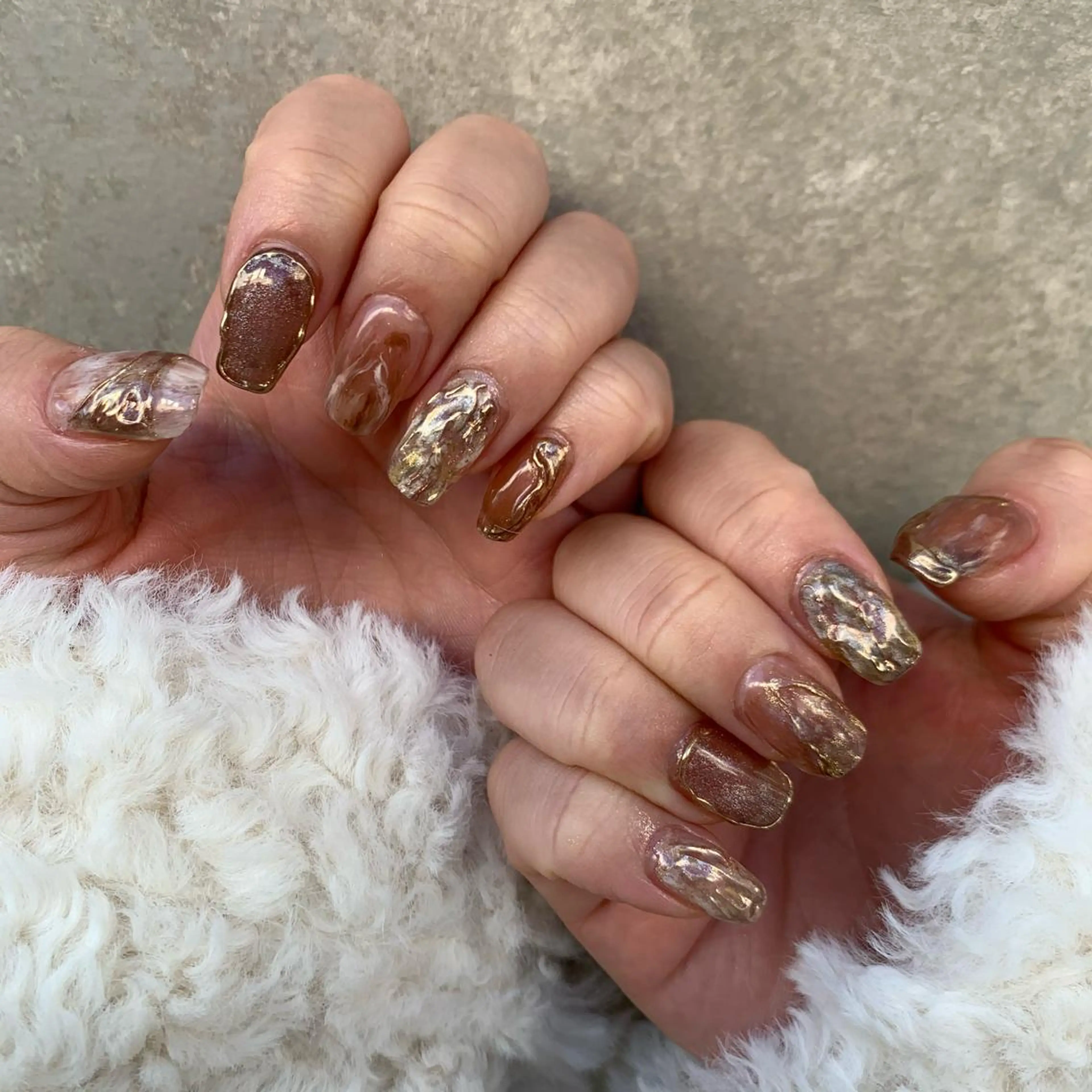 ネイル ハンドネイル 【淡色color/ nail】maikoのネイルデザイン