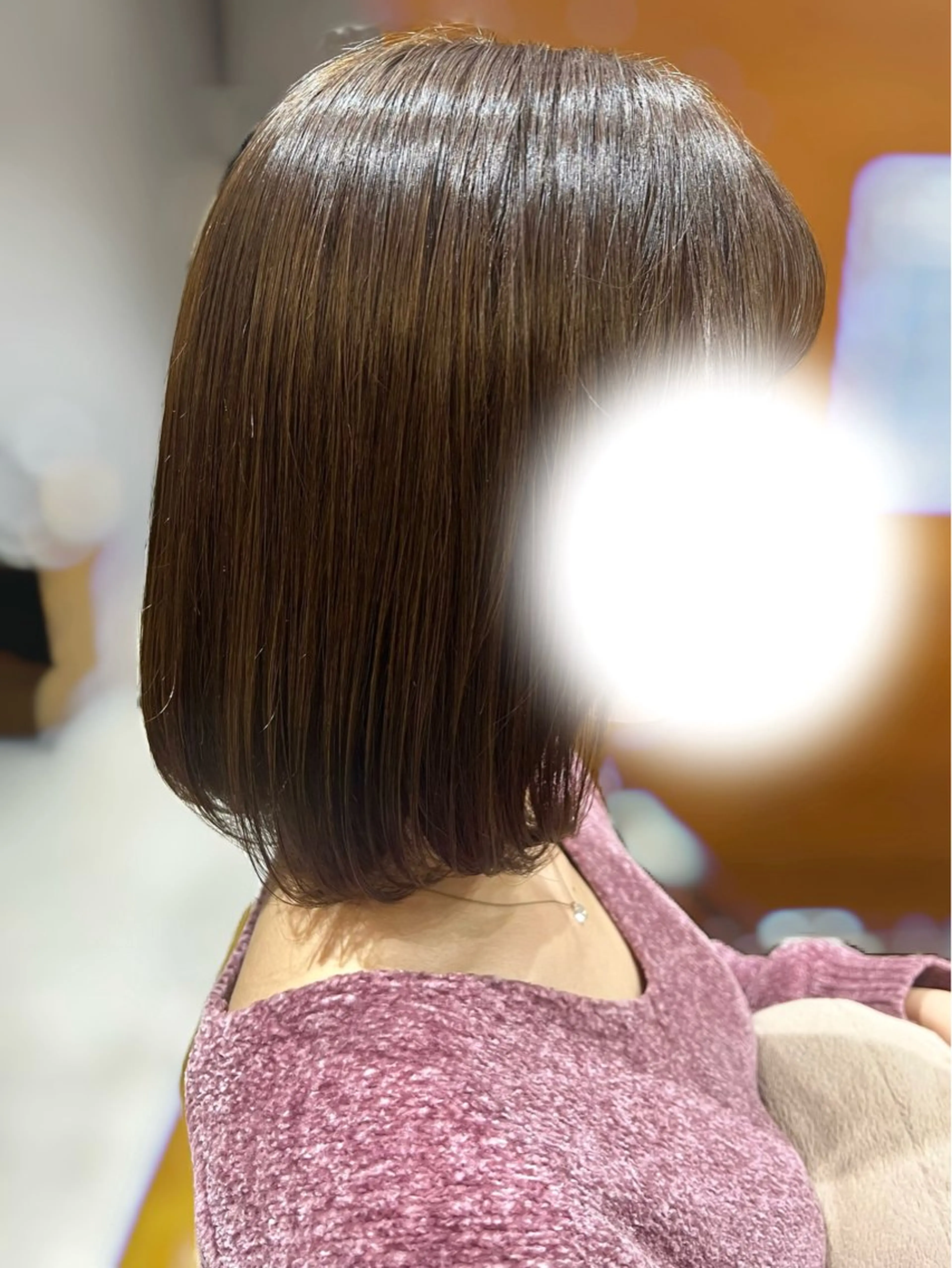 【 日曜日限定🈁❗️ 】ワンレンボブ(切りっぱなし)カット➕トリートメント🪄🫧の写真