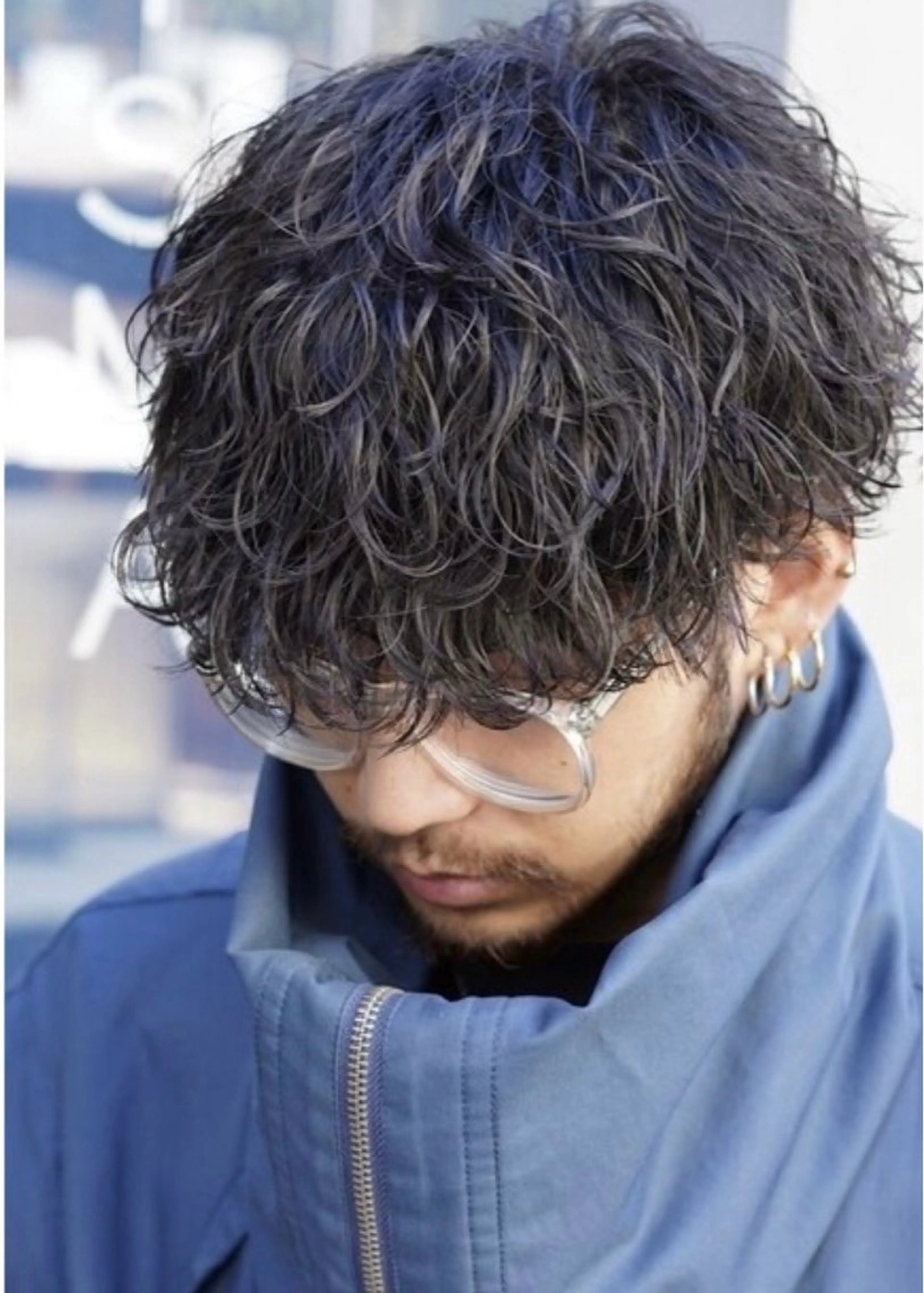パーマ メンズ カット パーマ 名古屋メンズカラー 特化小林我修のヘアスタイル