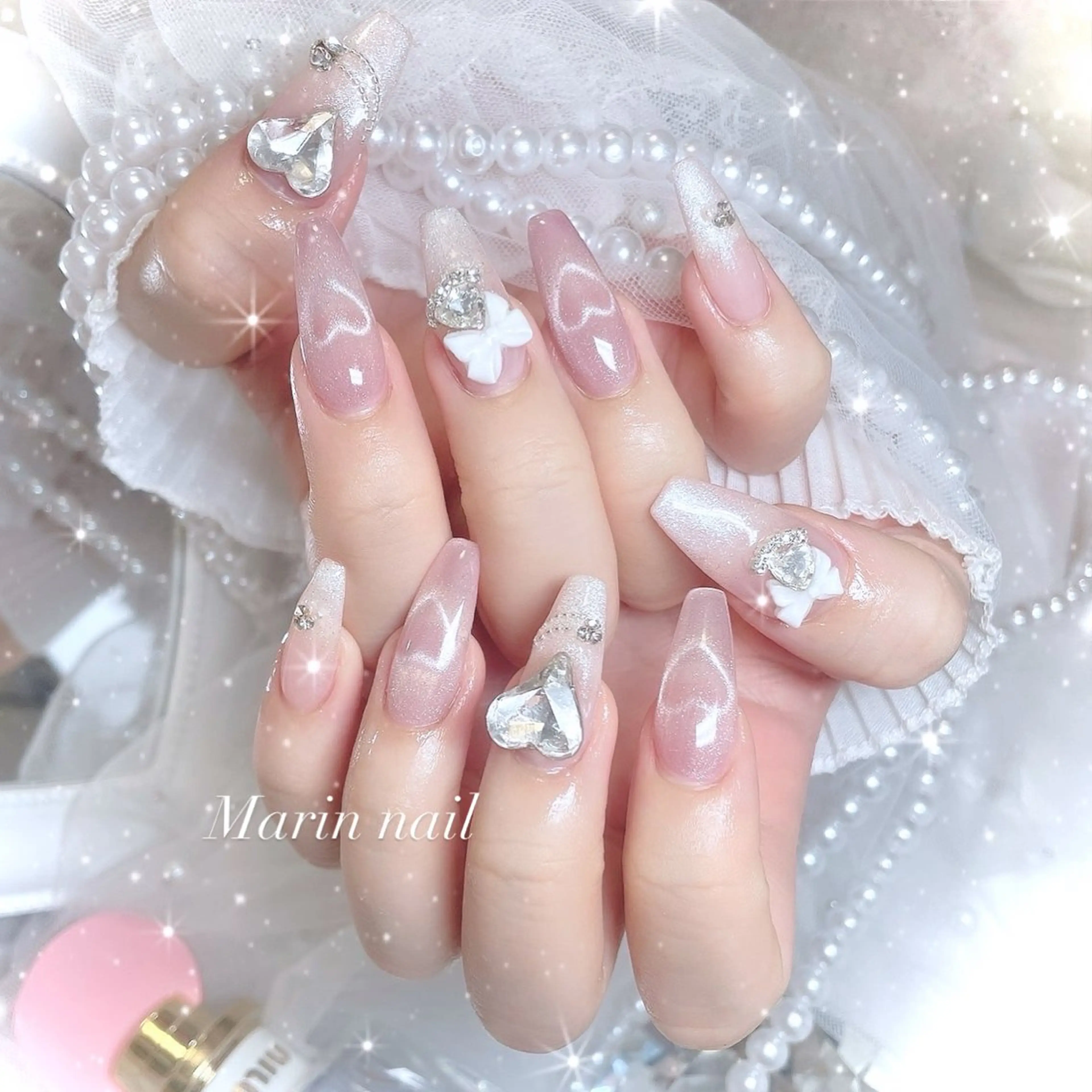 ネイル アートネイル 持ち込み ハンドネイル Marin nailのネイルデザイン
