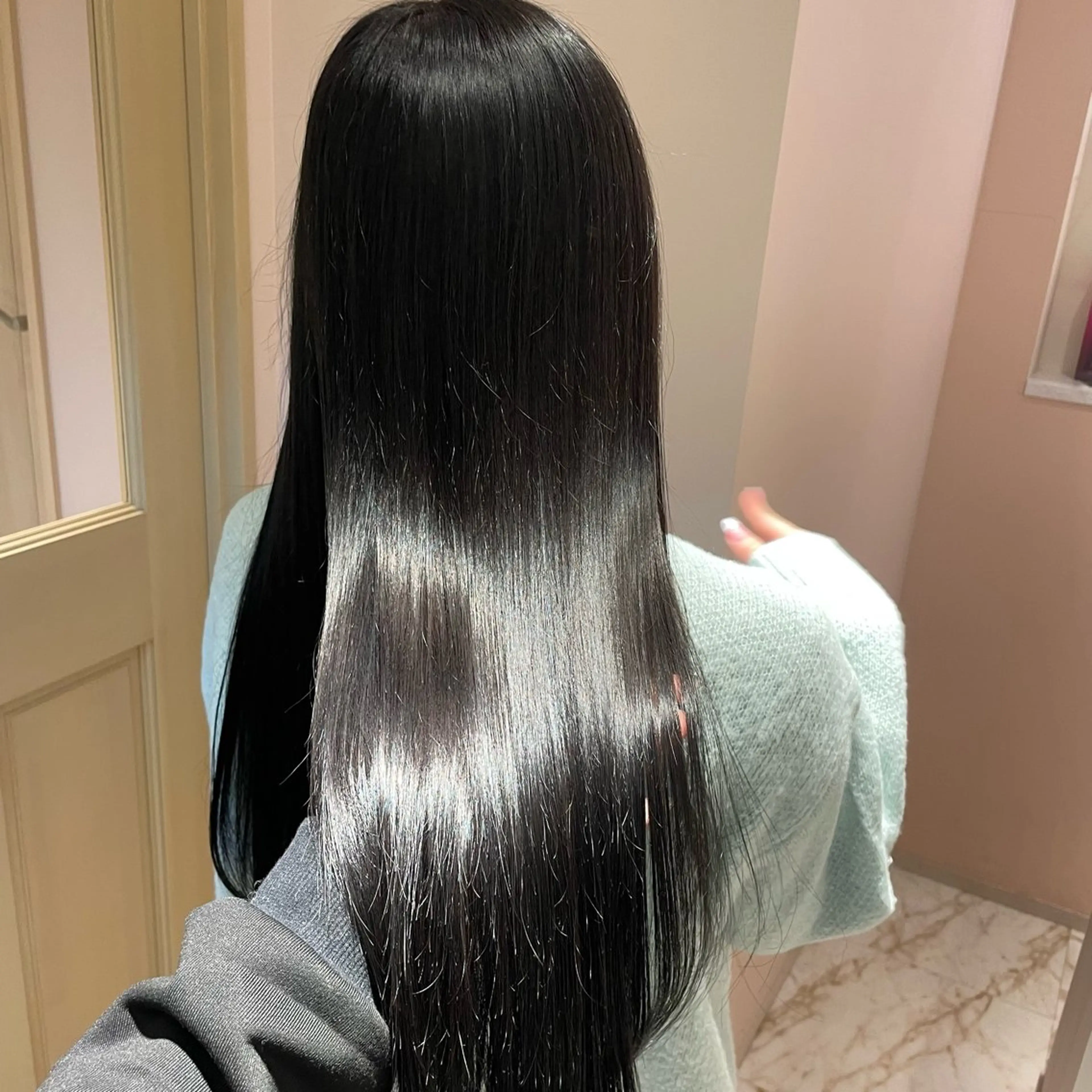 ロング カット ヘアカラー トリートメント ヘッドスパ マホ/日吉/髪質改善 /レイヤー/ガーリーのヘアスタイル