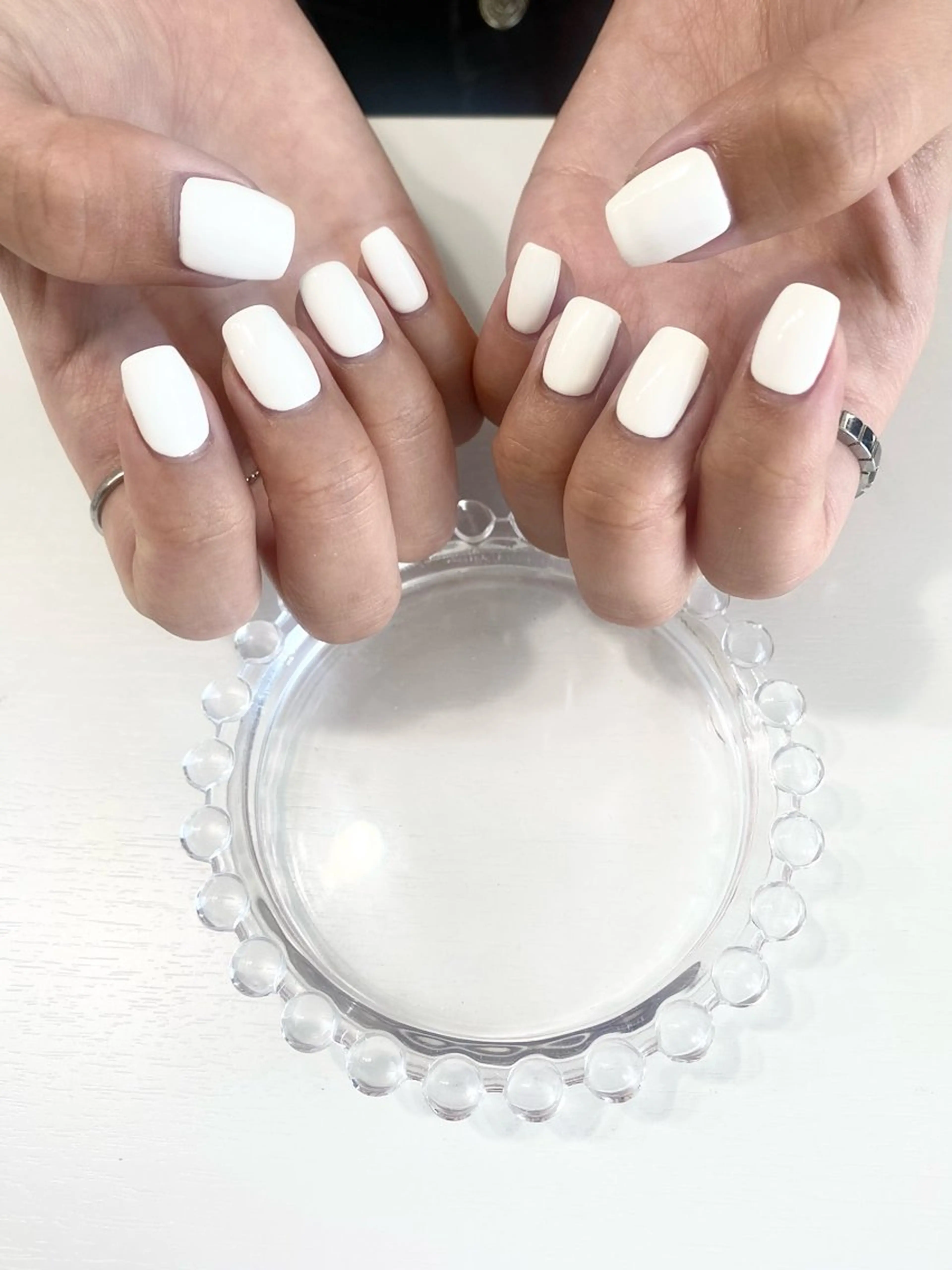 💅ハンド　ワンカラー🧡　オフ込みの写真
