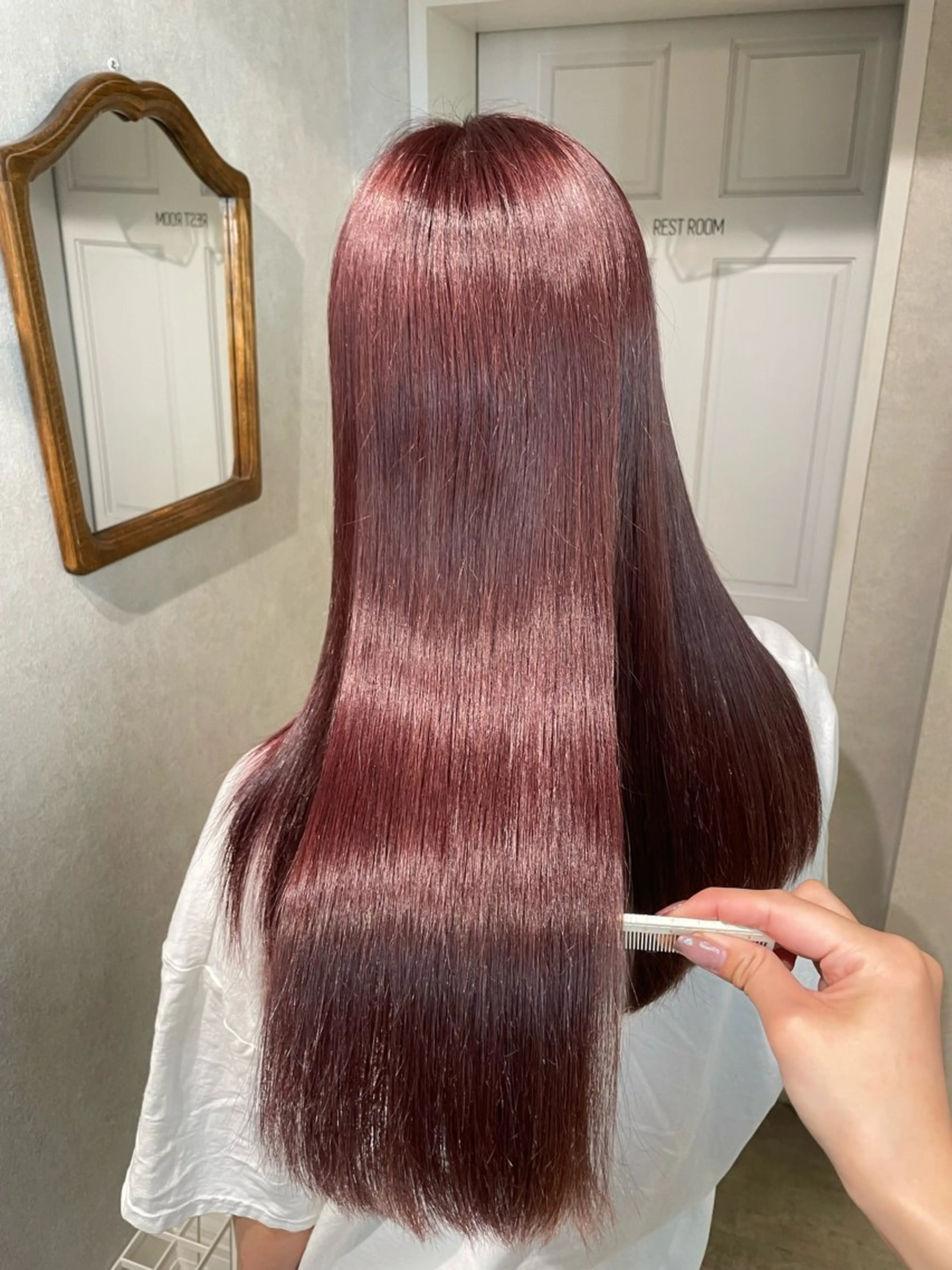 【1番人気‼️】ワンカラー➕Aujuaトリートメント✨️の写真
