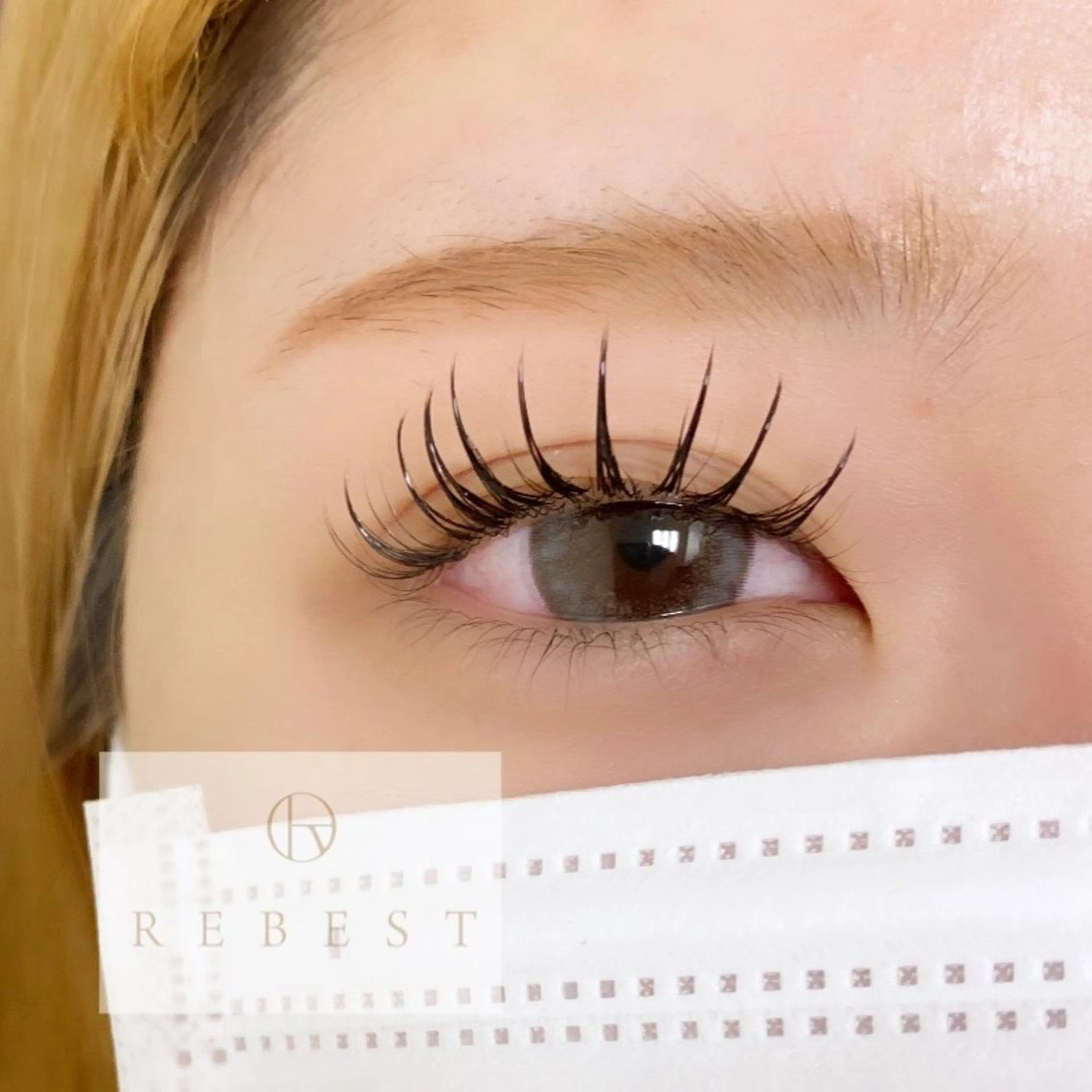 マツエク・マツパ パリジェンヌラッシュリフト まつげパーマ 👁️eye京橋 REBESTのマツエク・マツパデザイン