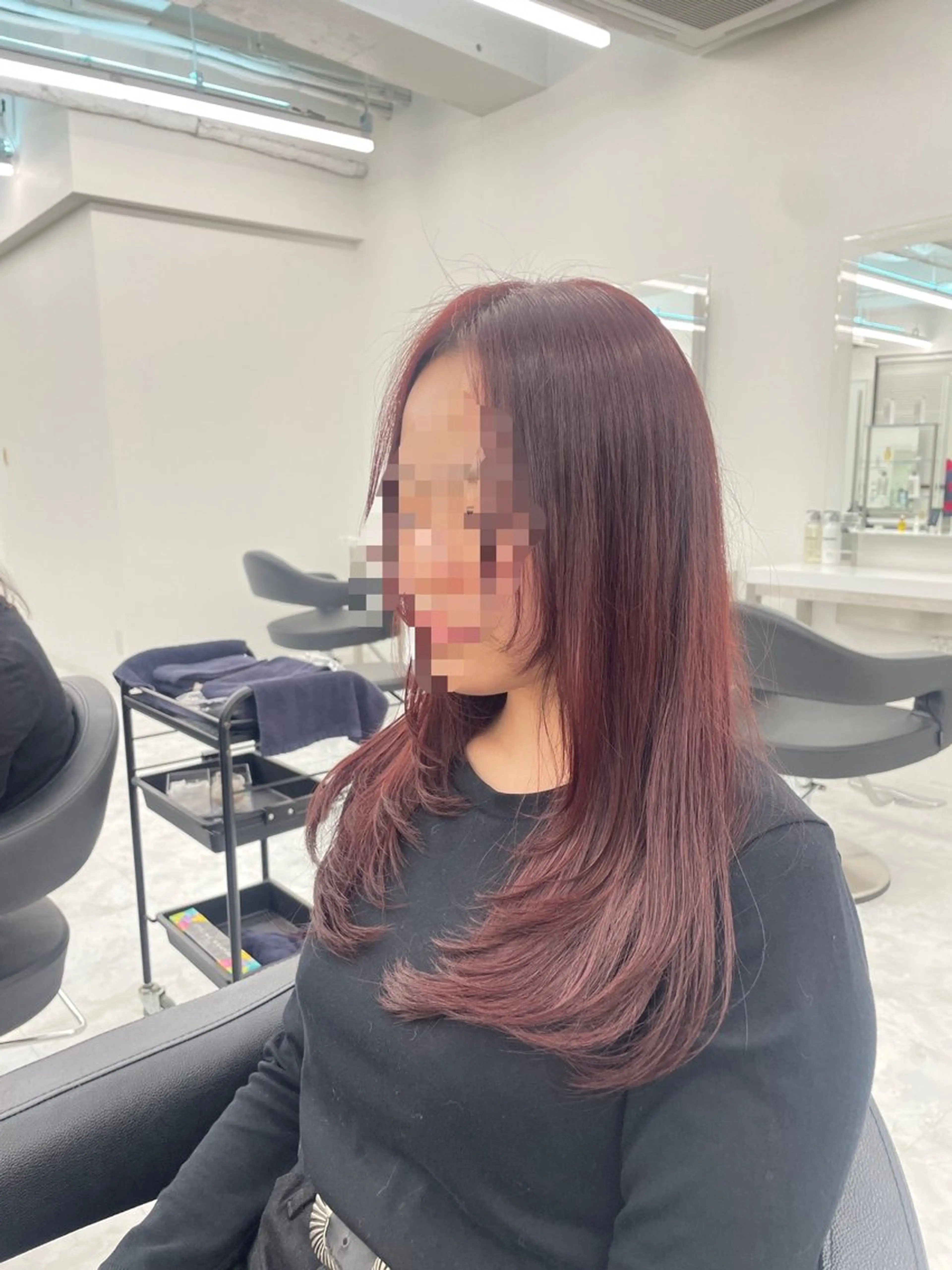 ロング カット ヘアカラー 大人上品🤍明るめ ベージュ🤍REOのヘアスタイル