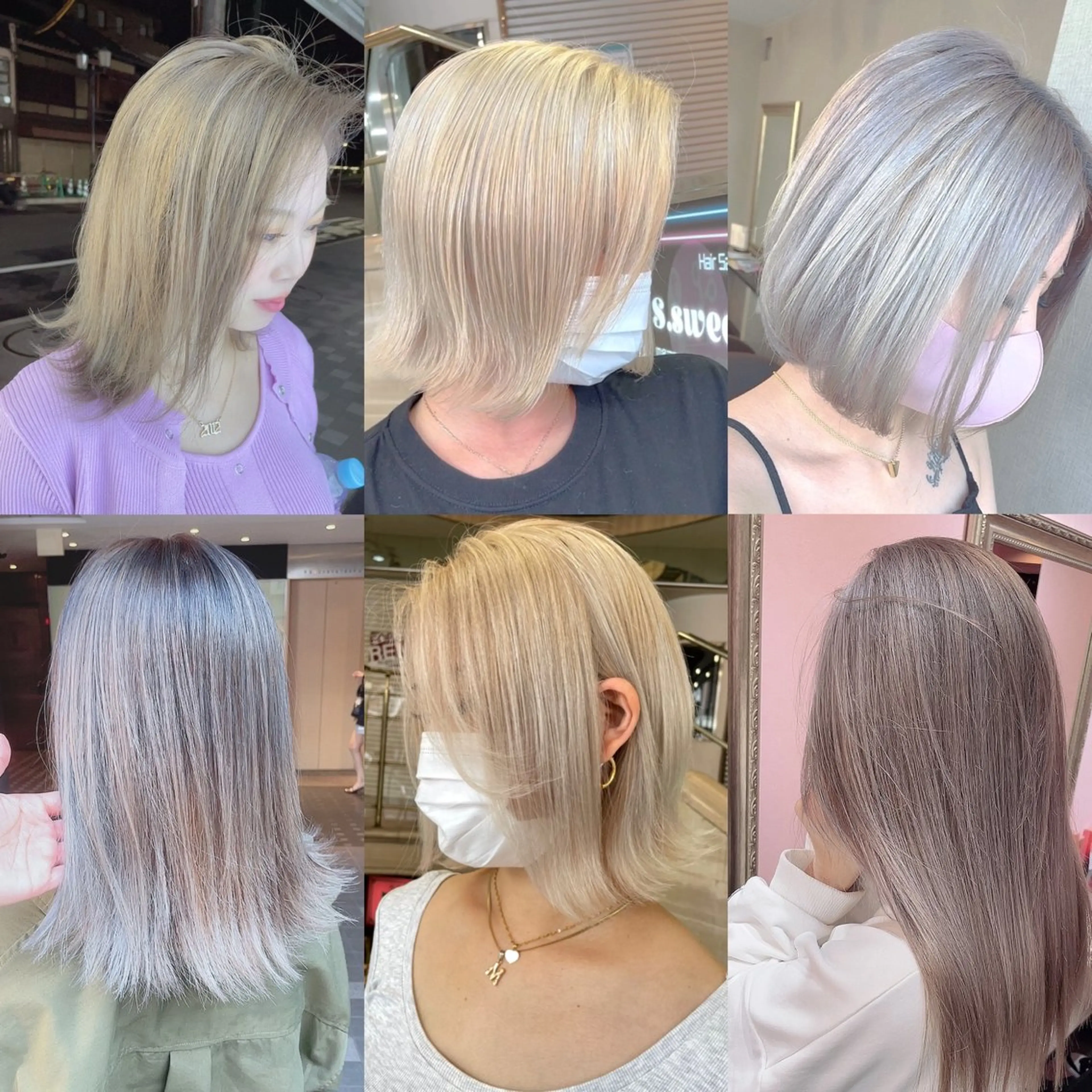 カラー ハイトーンカラー ヘアカラー Seleneコウキ ブリーチ/ハイトーンのヘアスタイル