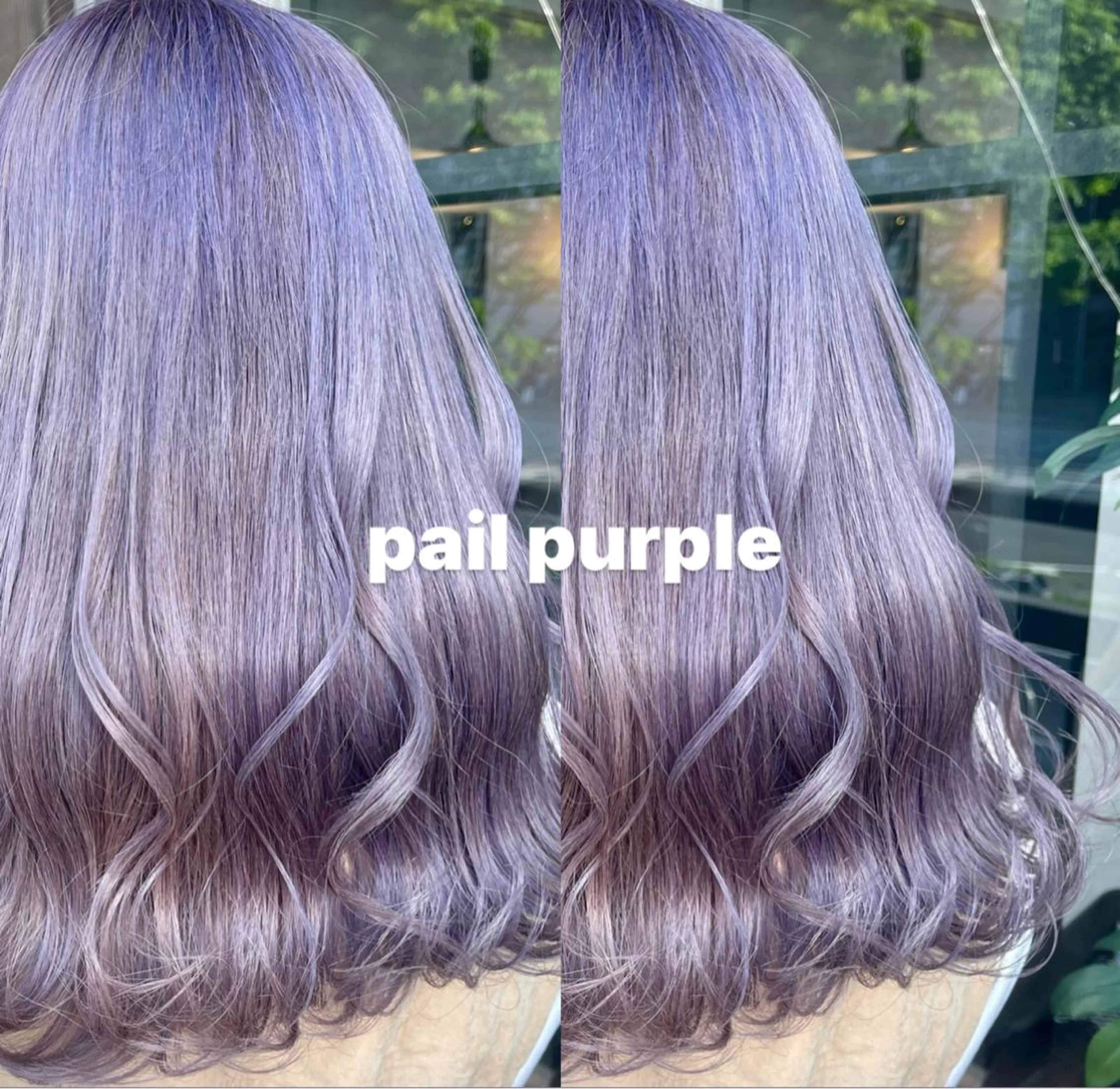 カラー バレイヤージュ 黒髪 ブリーチ ブルーカラー ブルーブラック ヘアカラー 🦋💫ami/ 韓国風カラー🦋💫のヘアスタイル