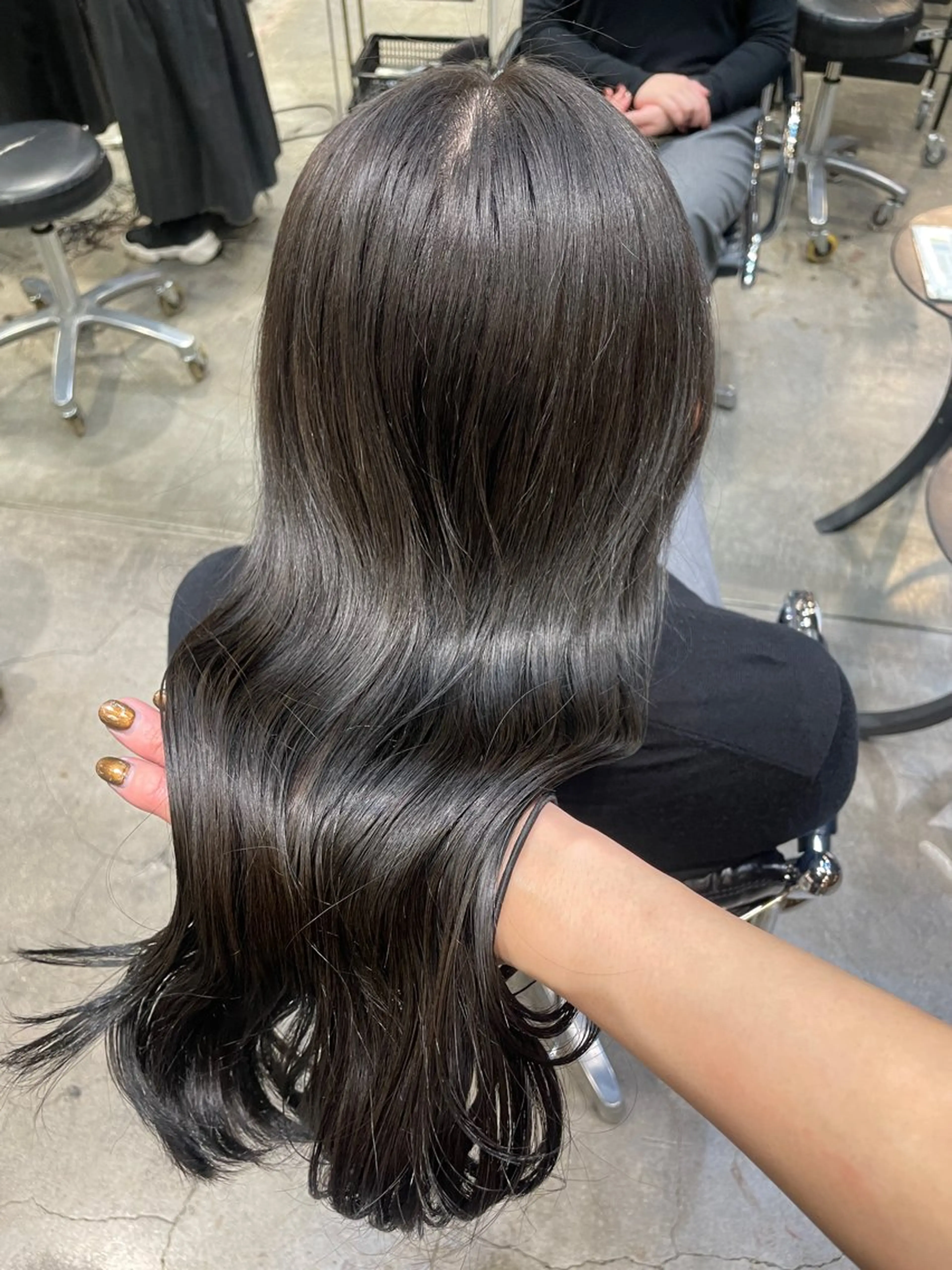 ロング カラー カット ヘアカラー トリートメント レイヤー/ 透明感カラー/マドカのヘアスタイル