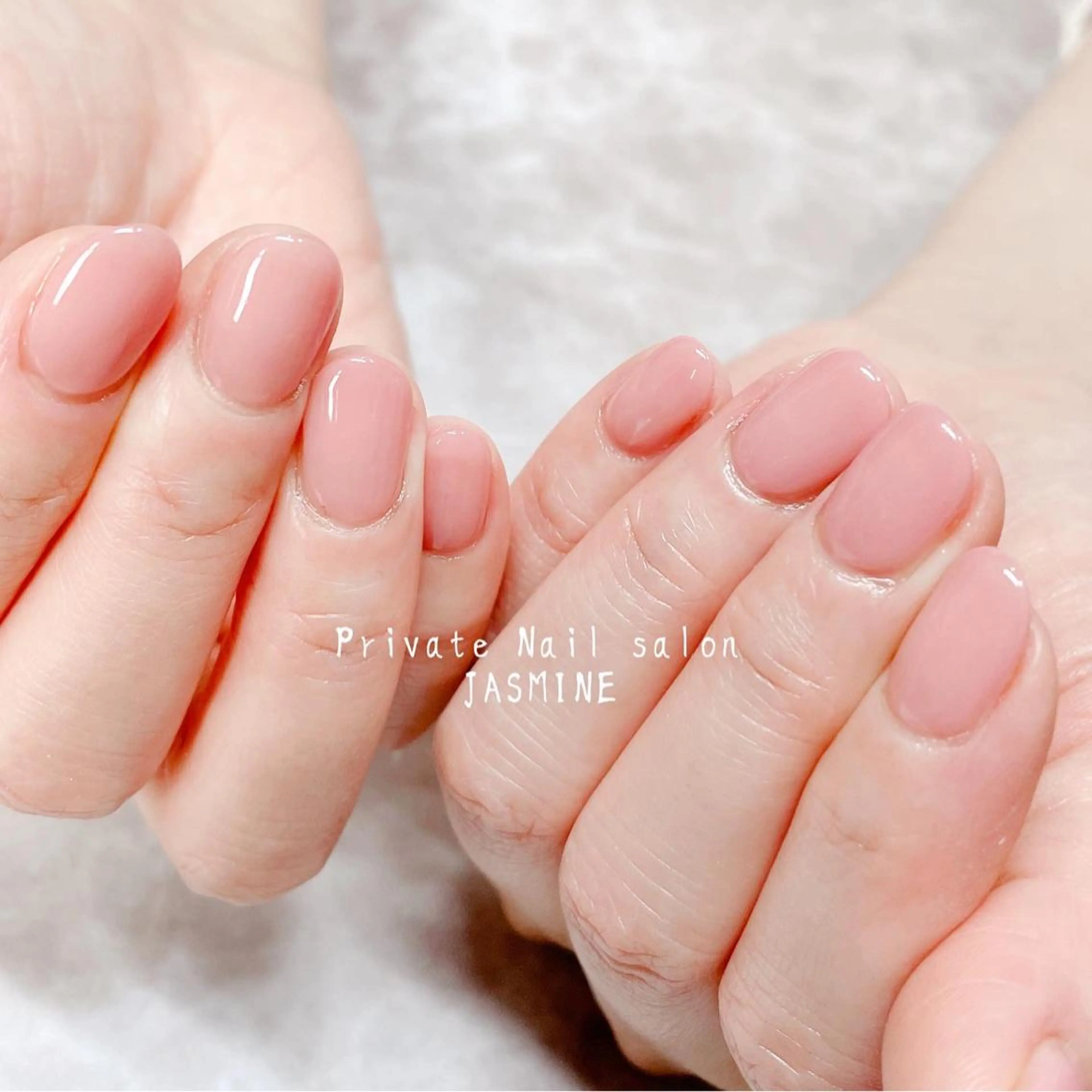 ネイル オフィスネイル ワンカラーネイル シンプルネイル ハンドネイル Nail salon JASMINEのネイルデザイン
