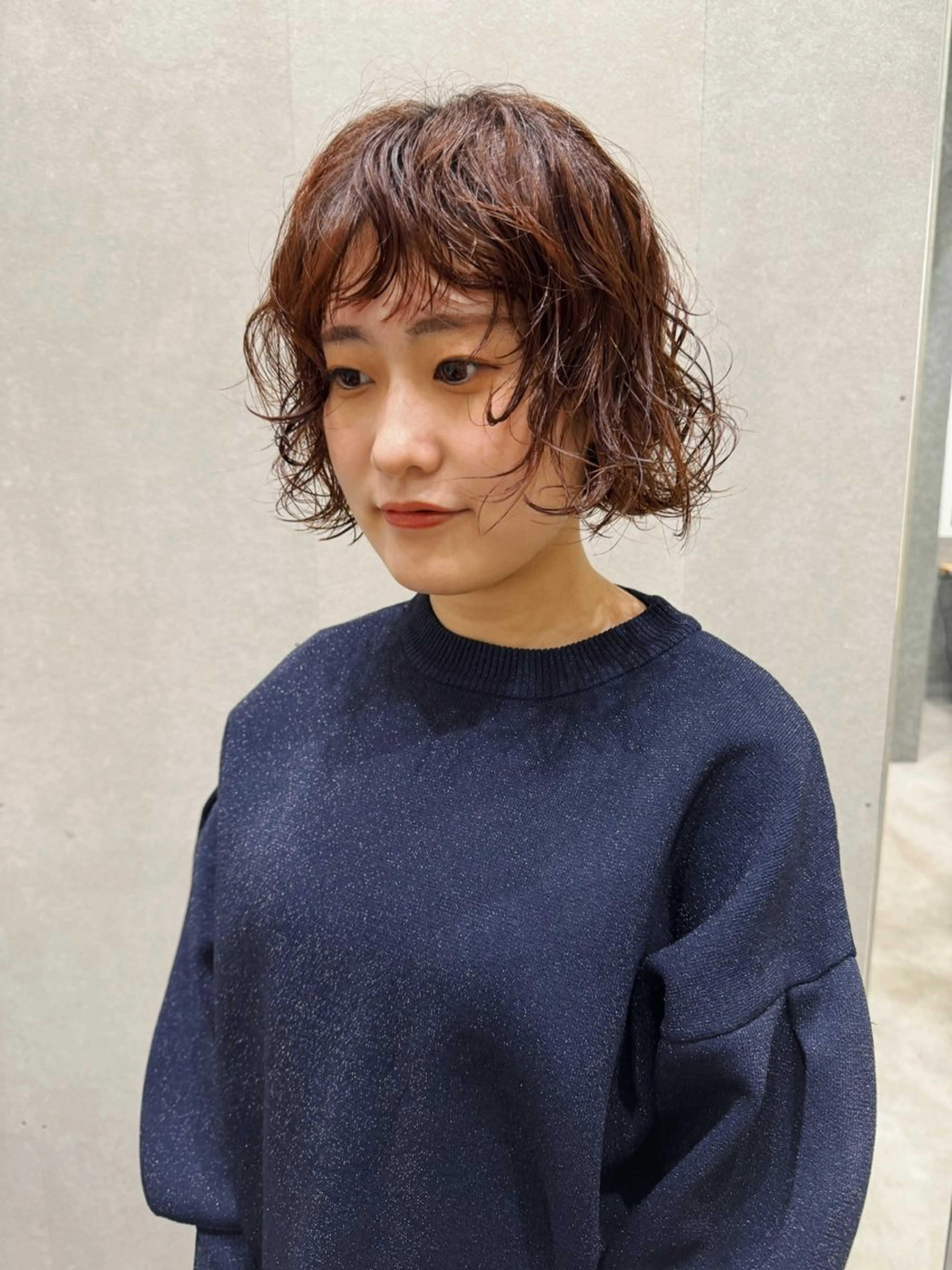 ショート パーマ ボブ カット パーマ トリートメント センスをお届けします 大谷将生INFPのヘアスタイル