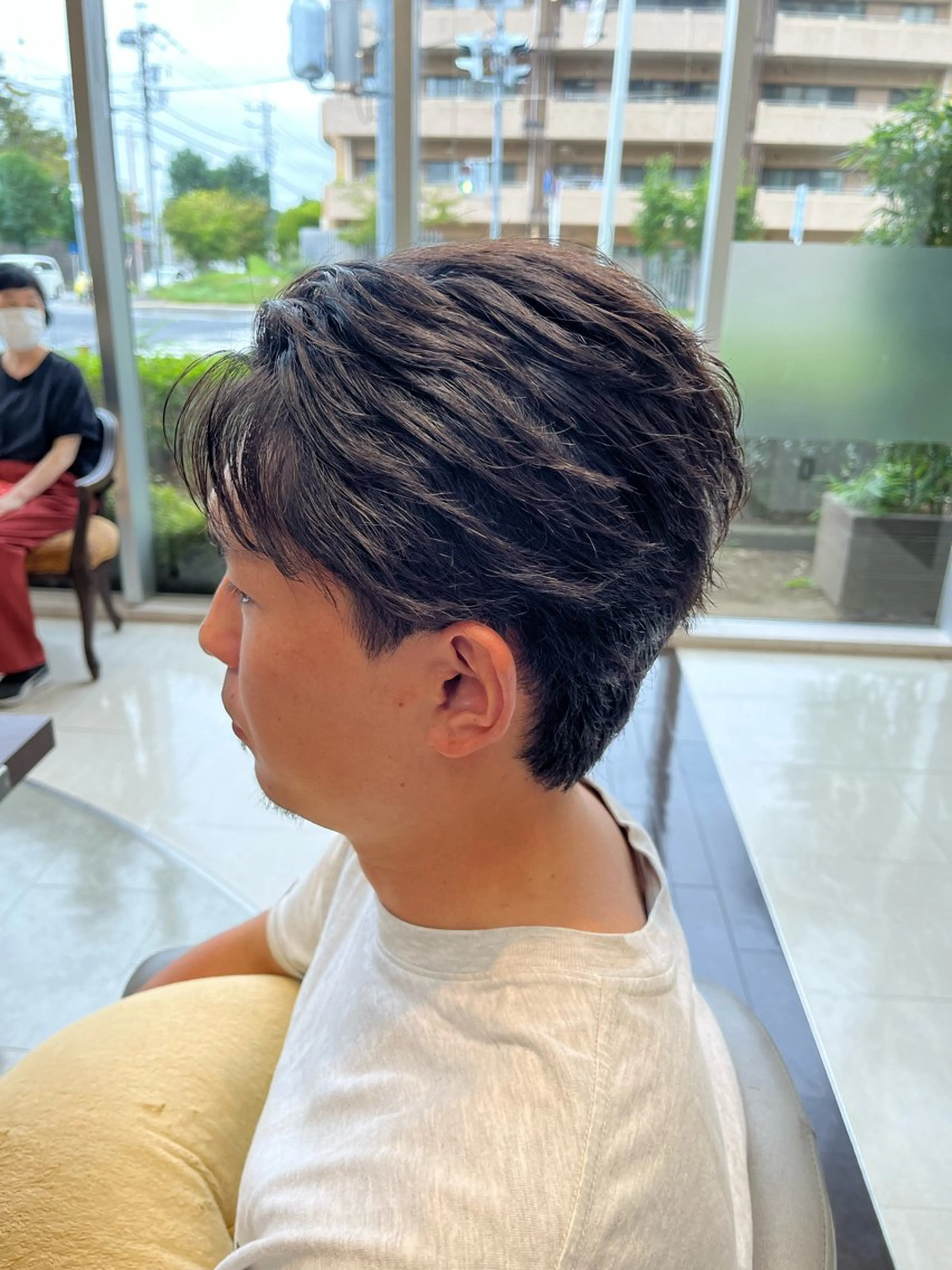 ショート パーマ メンズ ショートヘア AROH  men's cut&men's perm 船橋店所属・🧊メンズ特化🧊 高木航希のヘアスタイル