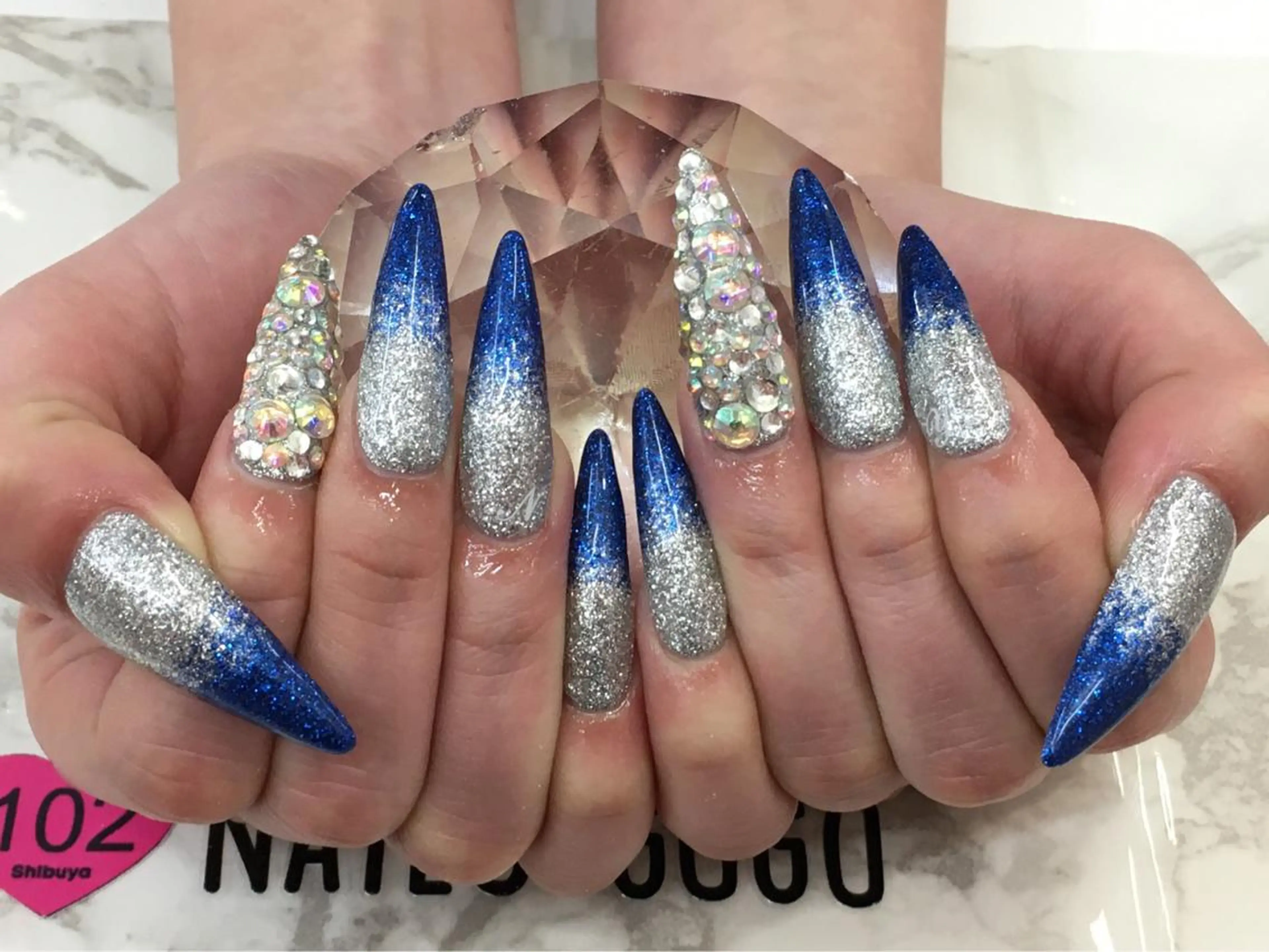 ロング カラー メンズ キッズ ネイル NAILSGOGO shibuyaのネイルデザイン